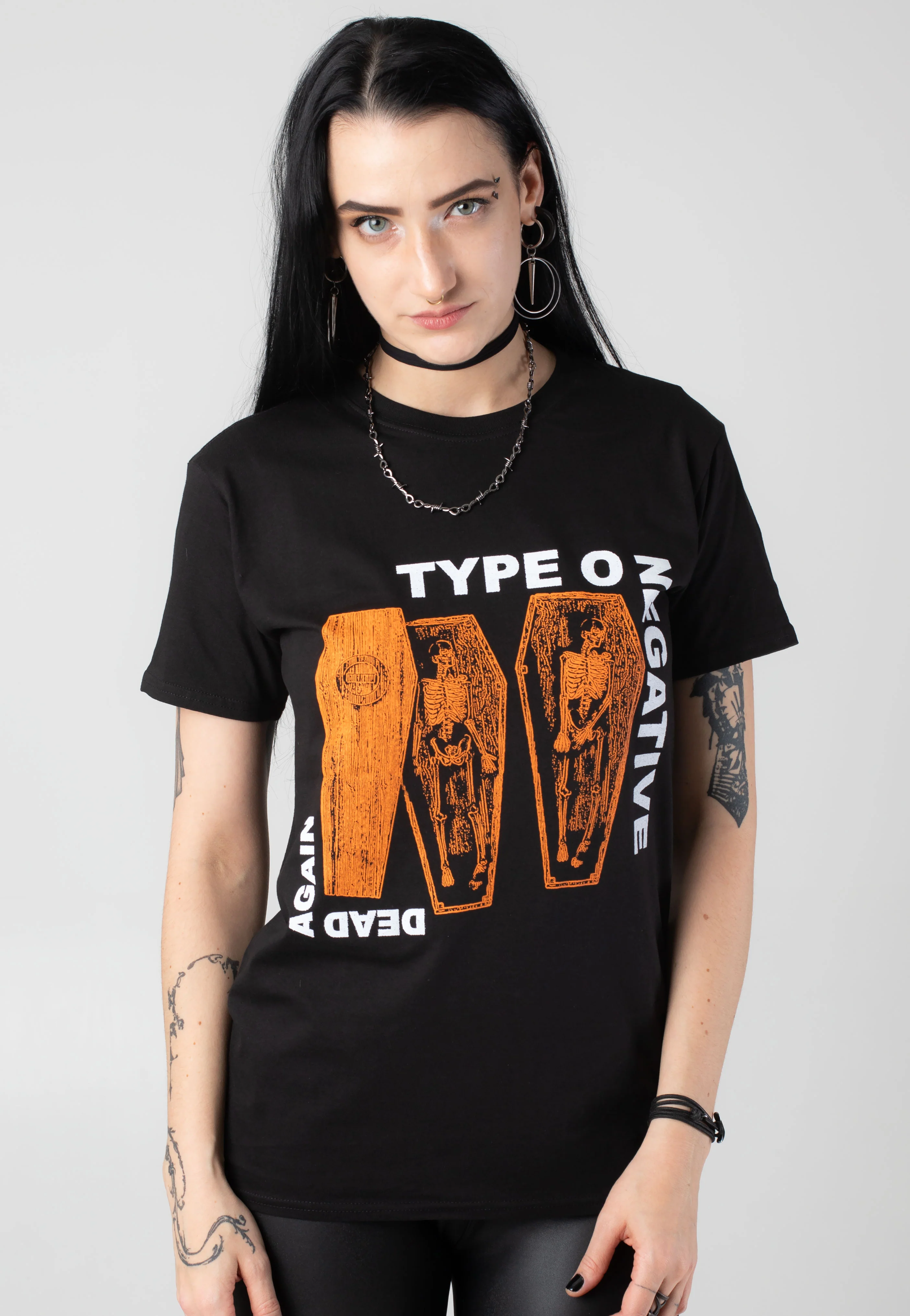 Type O Negative - Dead Again (Back Print)  - T-Shirt - Image 5
