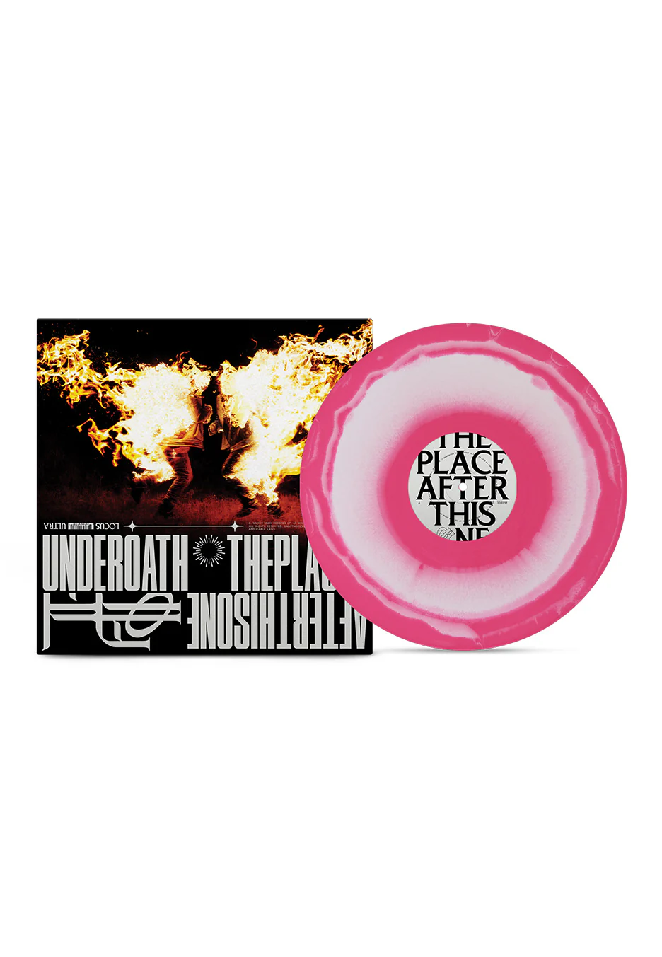 Underoath - The Place After This One Ltd. Pink/White Swirl Indie Exclusive - Colored Vinyl