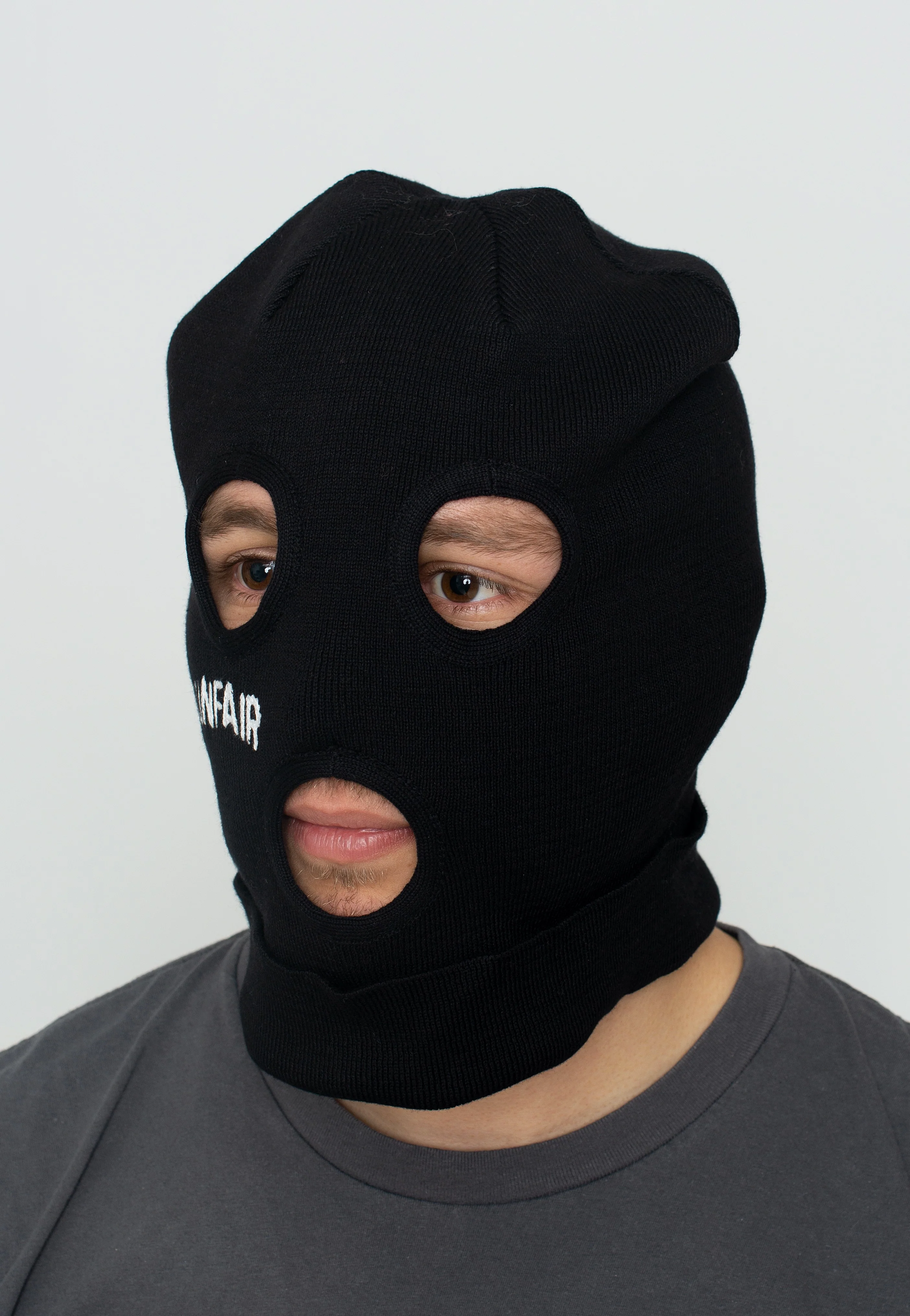 Unfair Athletics - Organic Knit Black - Balaclava - Image 2