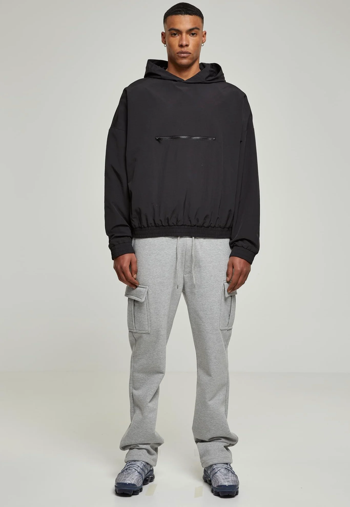 Urban Classics - 90'S Pull Over Black - Jacket - Image 5
