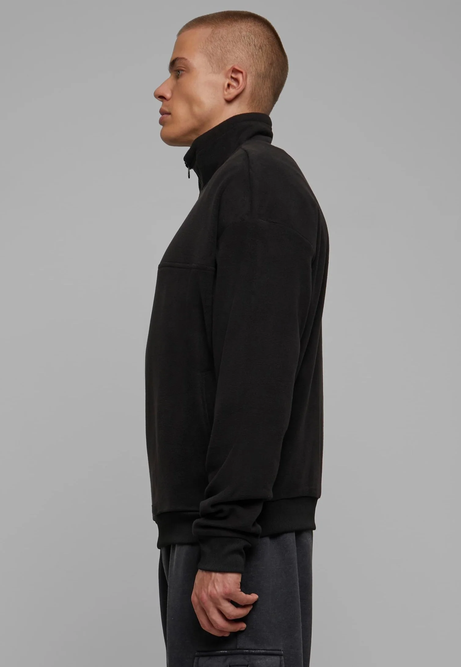 Urban Classics - Basic Polar Fleece Black - Pullover - Image 4