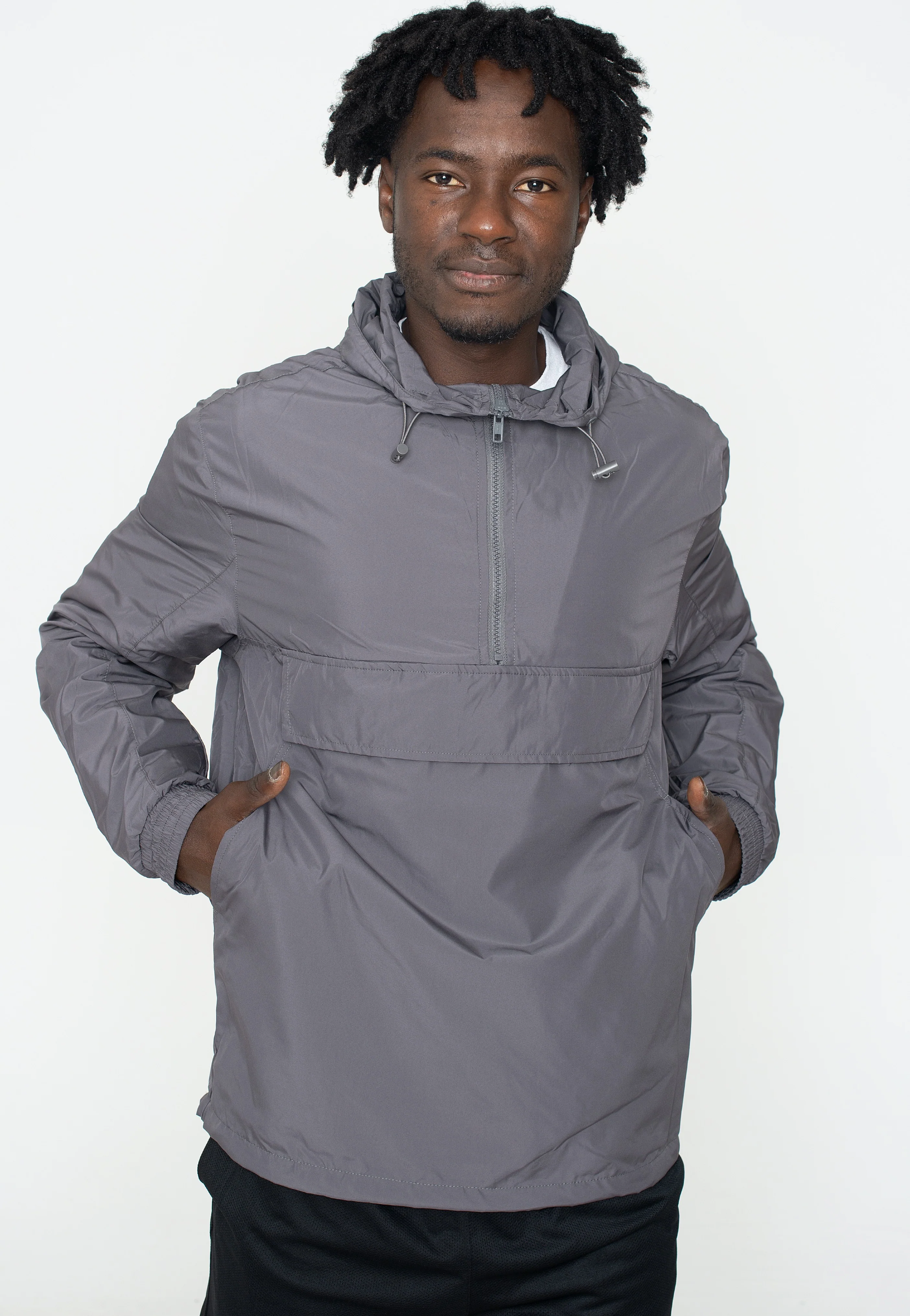 Urban Classics - Basic Pull Over Darkshadow - Jacket