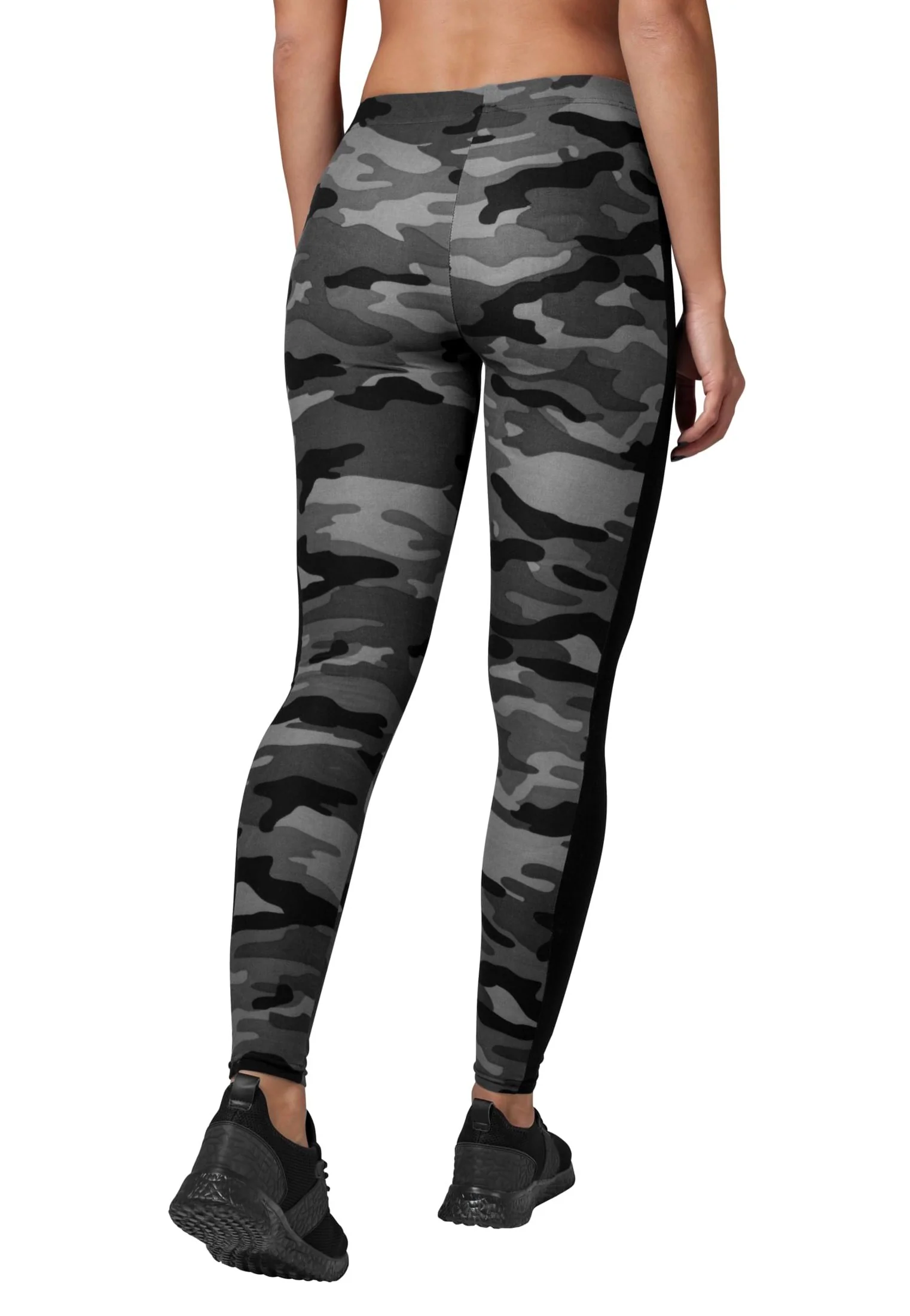 Urban Classics - Camo Stripe Darkcamo/Black - Leggings - Image 3