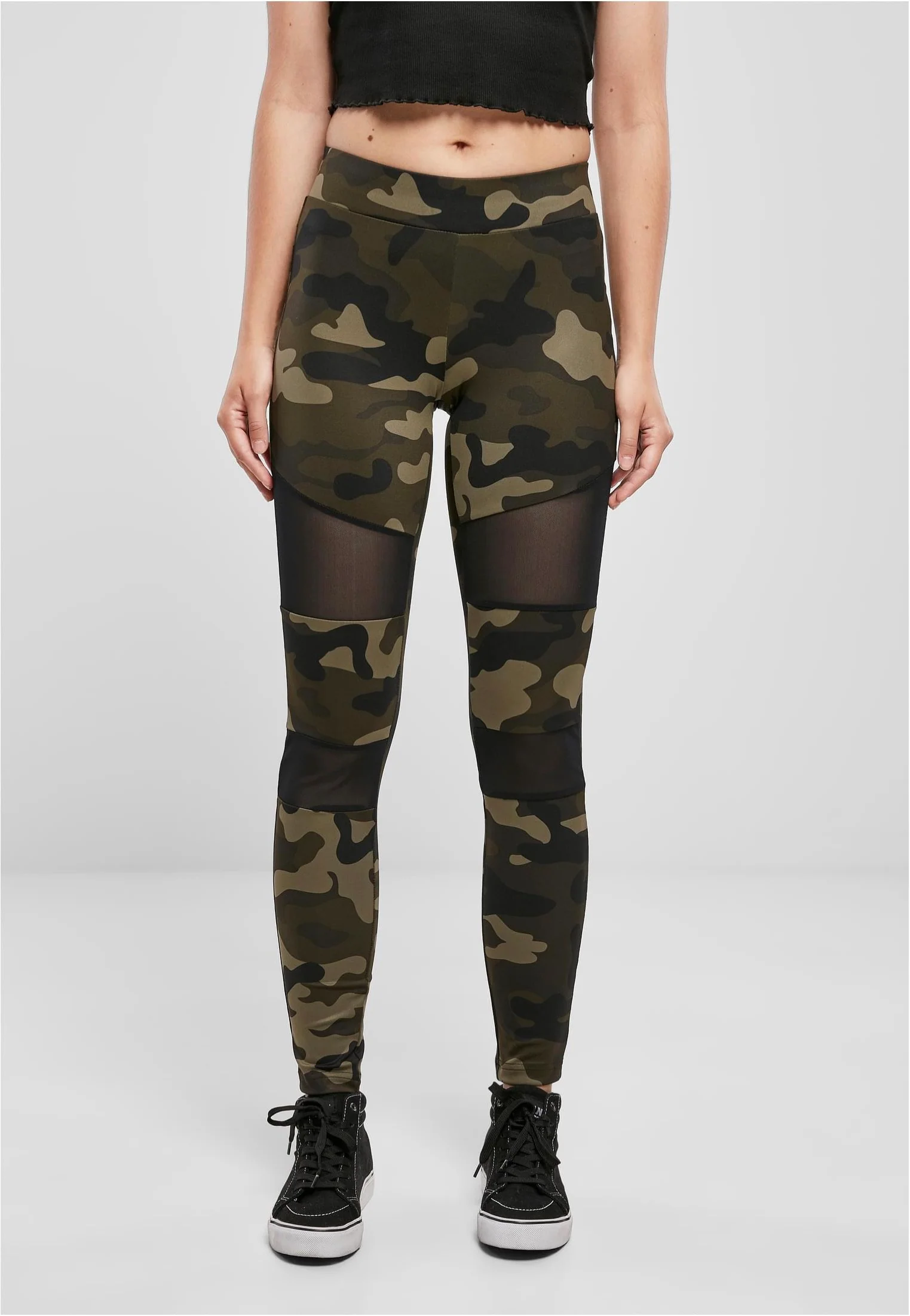 Urban Classics - Camo Tech Woodcamo/Black - Leggings - Image 3