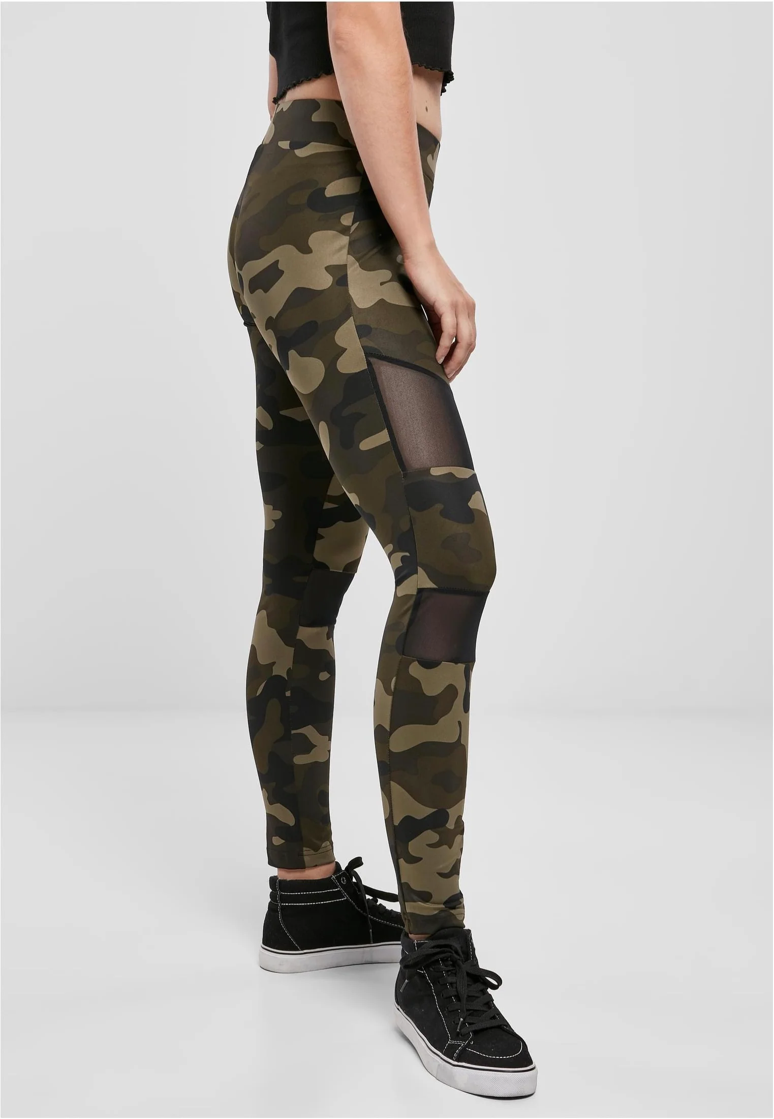 Urban Classics - Camo Tech Woodcamo/Black - Leggings - Image 6