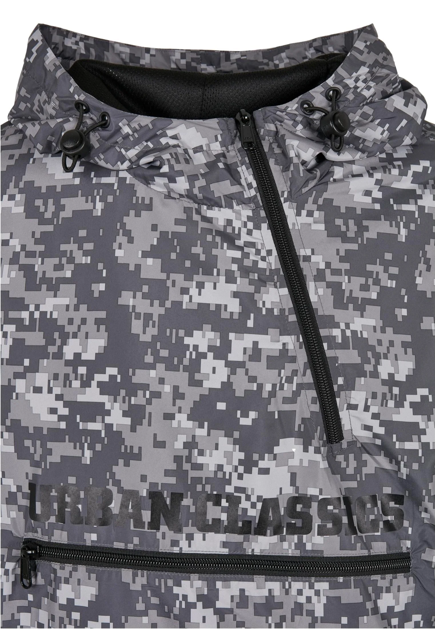 Urban Classics - Commuter Pull Over Dark Digital Camo - Jacket - Image 10