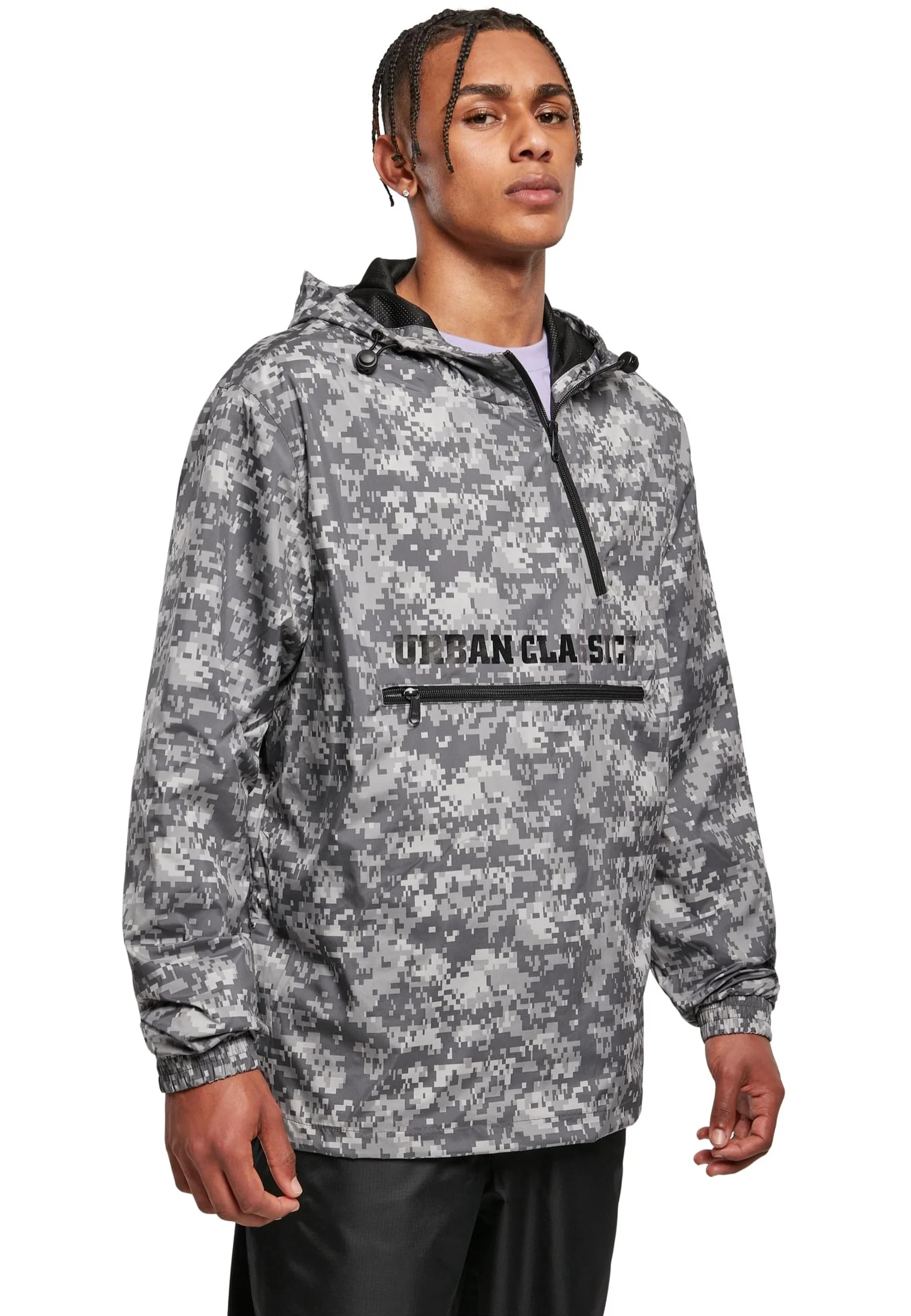 Urban Classics - Commuter Pull Over Dark Digital Camo - Jacket - Image 2