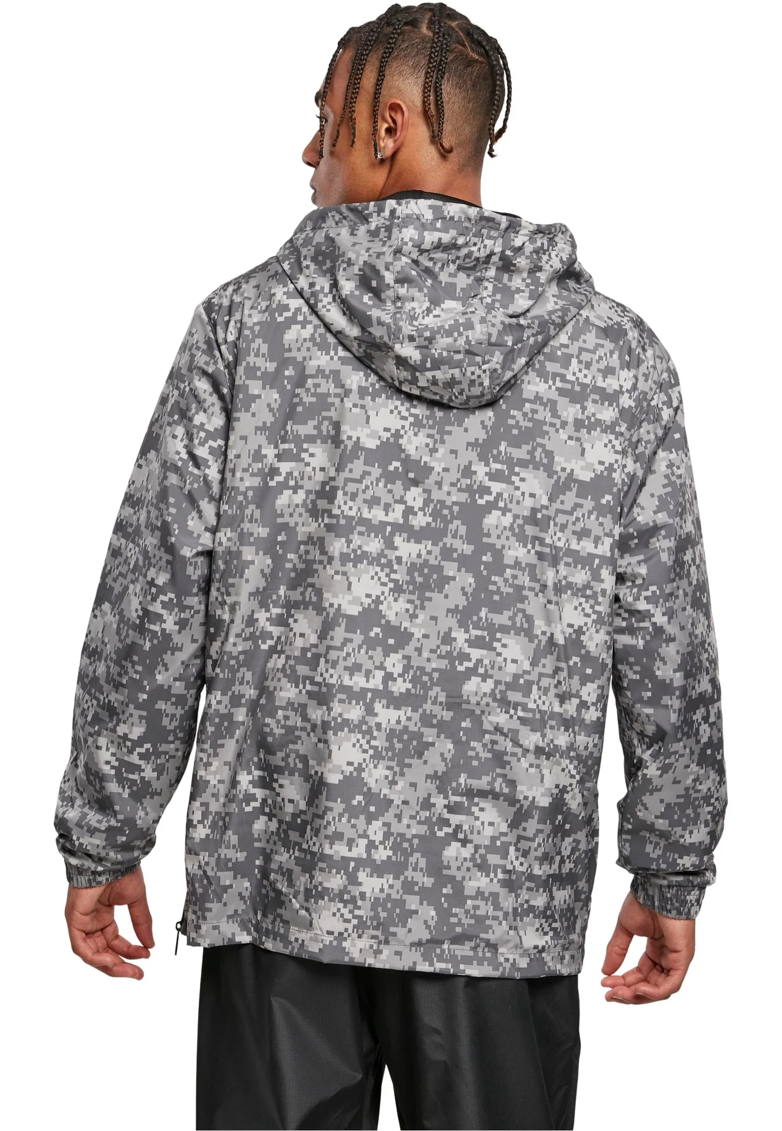 Urban Classics - Commuter Pull Over Dark Digital Camo - Jacket - Image 3