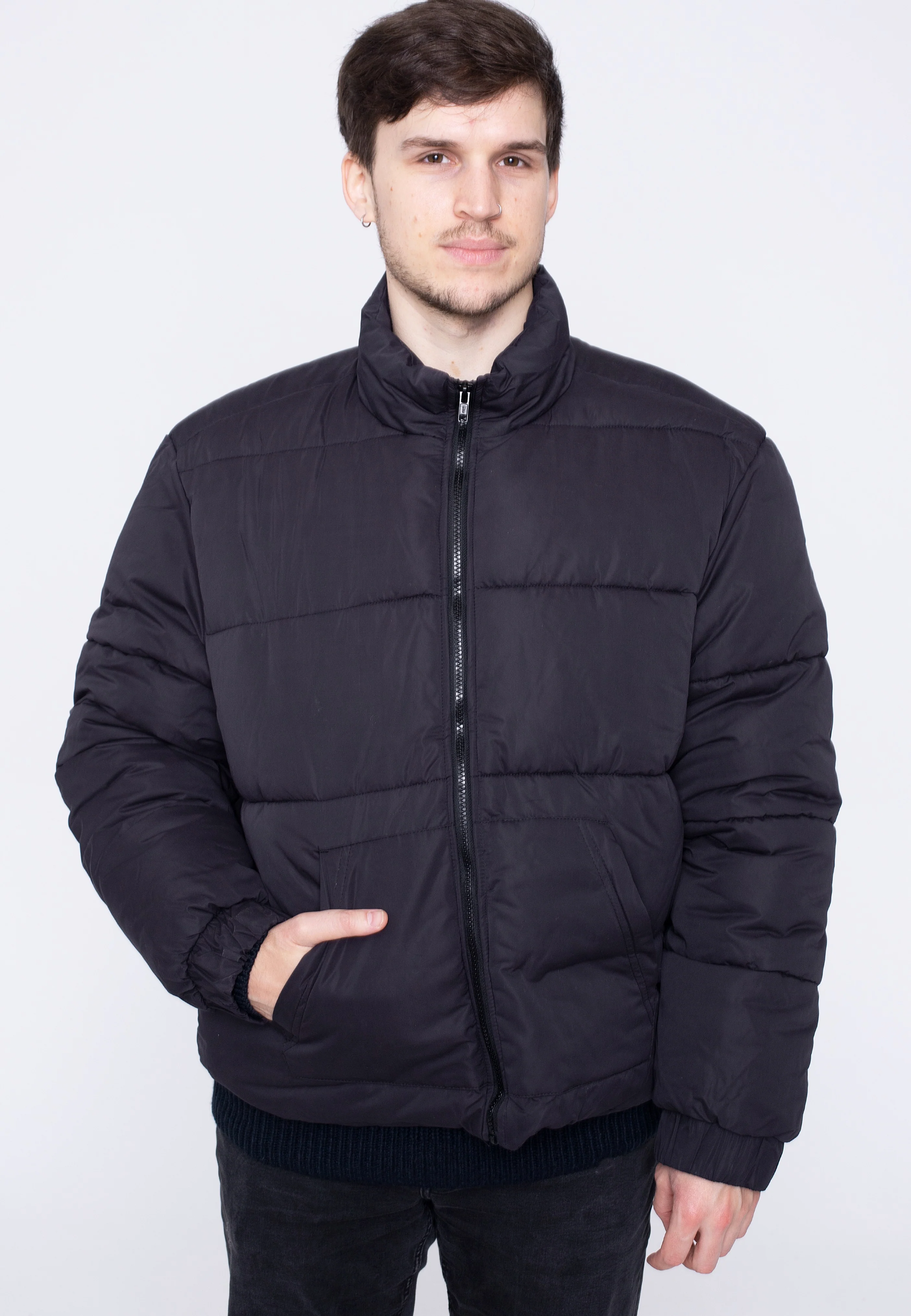Urban Classics - Cropped Down Black - Jacket