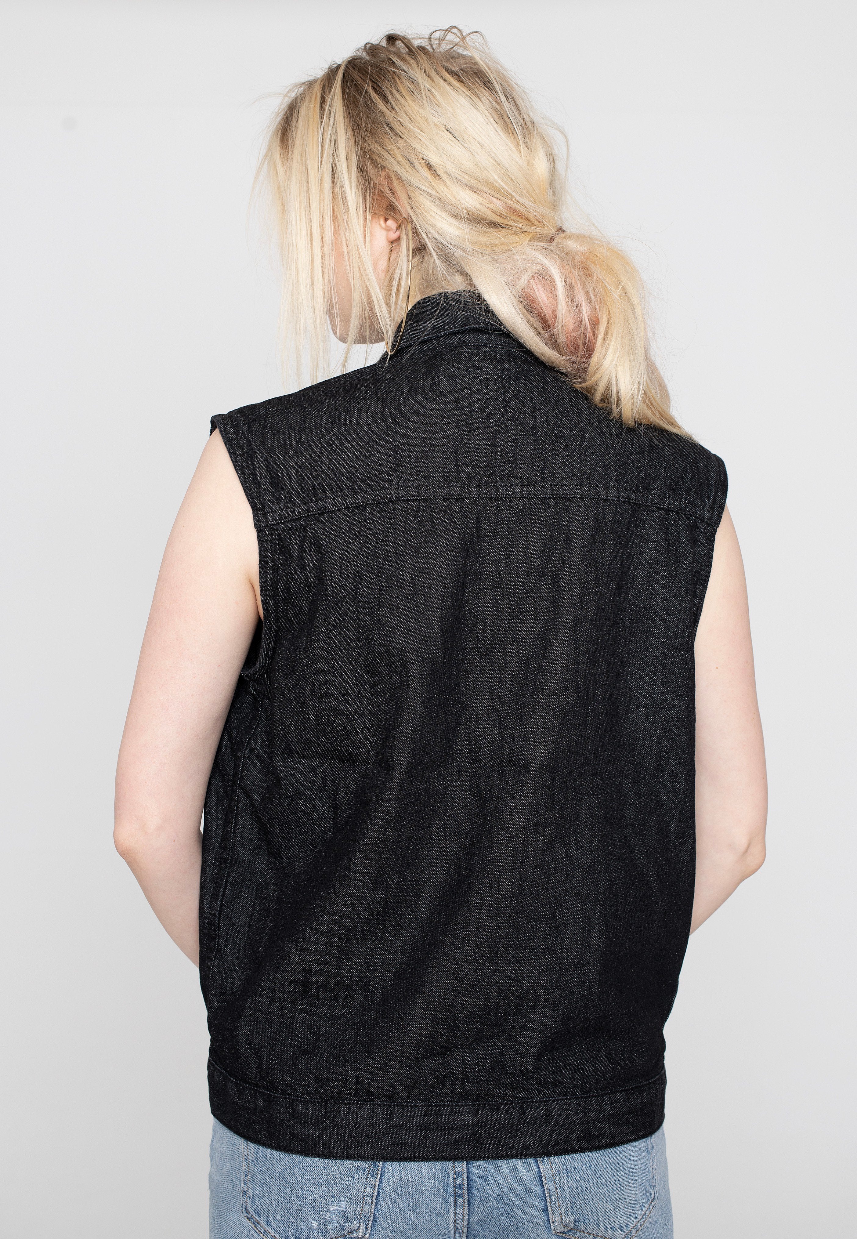Urban Classics - Denim Black Washed - Jeans Vest - Image 13