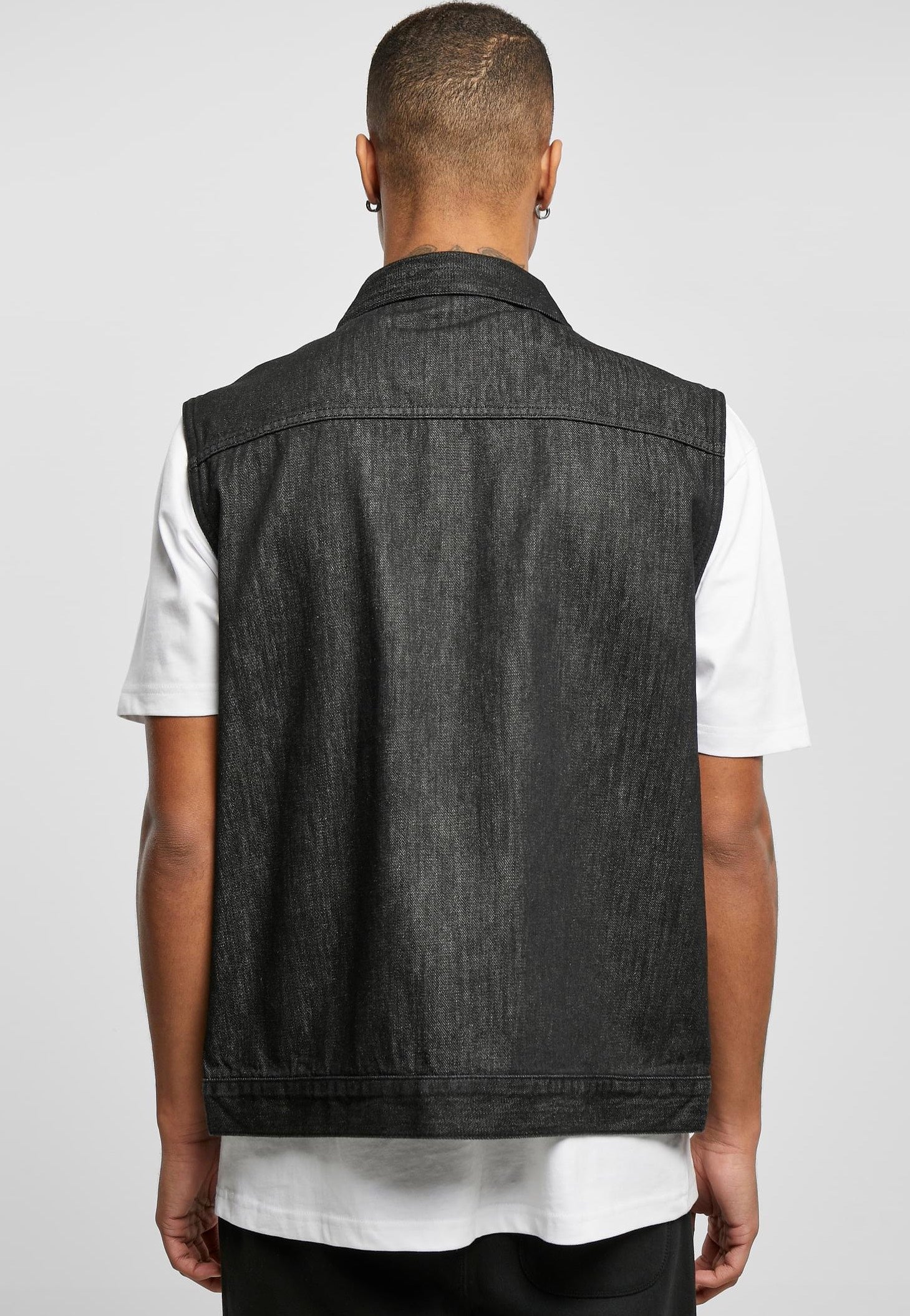 Urban Classics - Denim Black Washed - Jeans Vest - Image 5