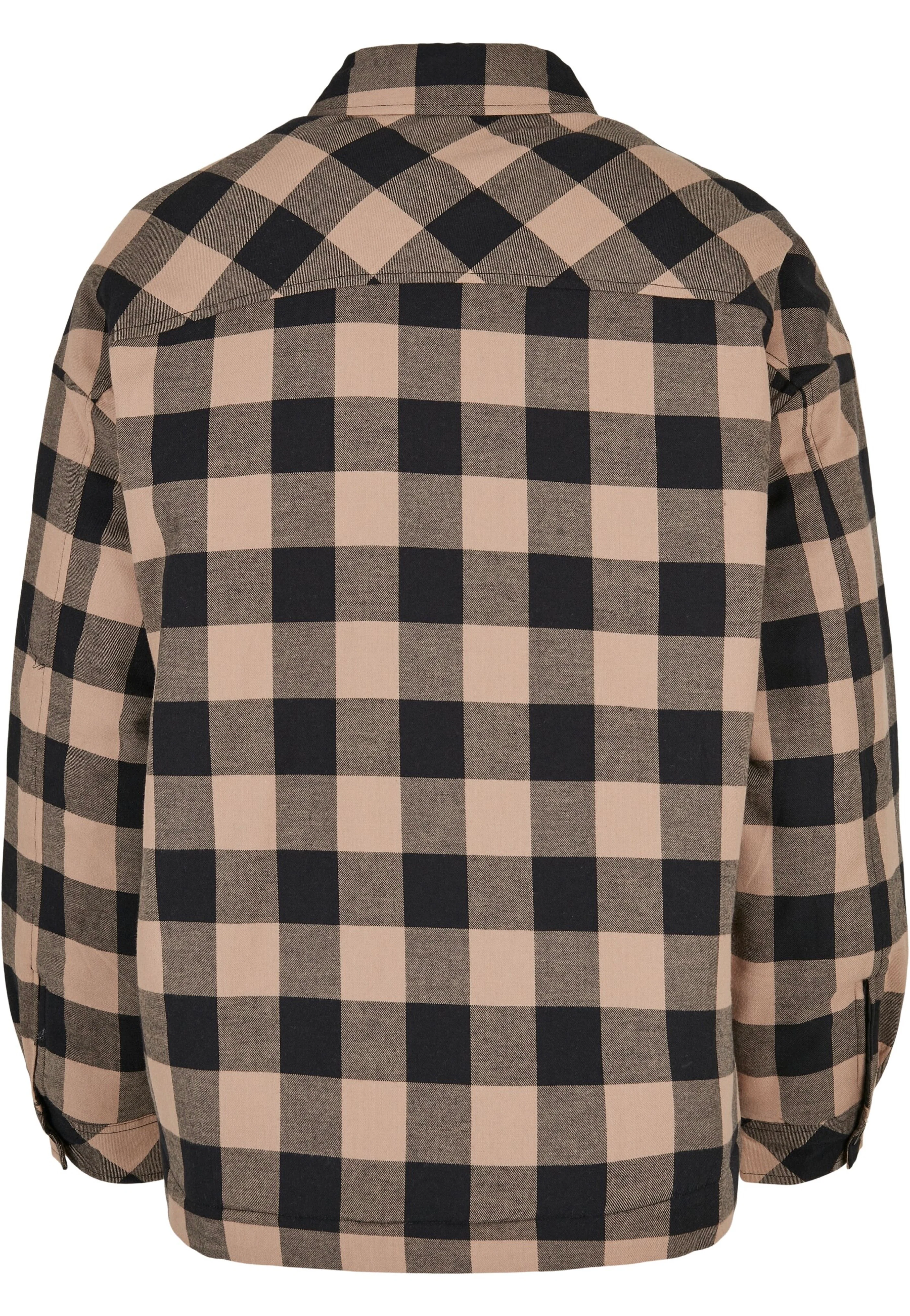 Urban Classics - Flanell Padded Black/Soft Taupe - Shirt - Image 9