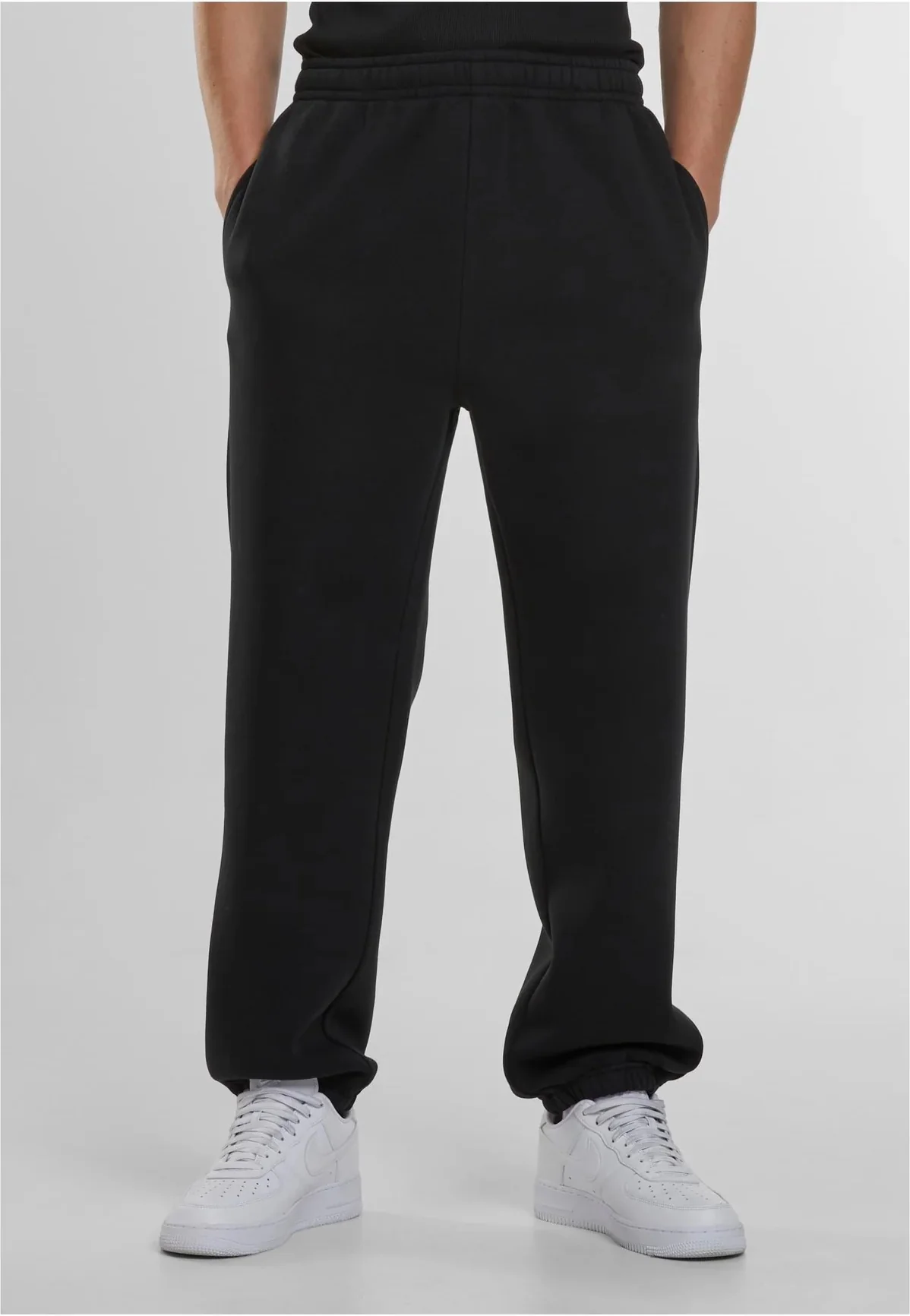 Urban Classics - Fluffy Black - Sweat Pants