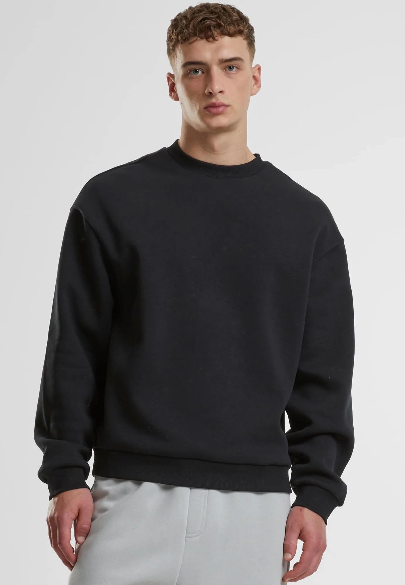 Urban Classics - Fluffy Black - Sweater