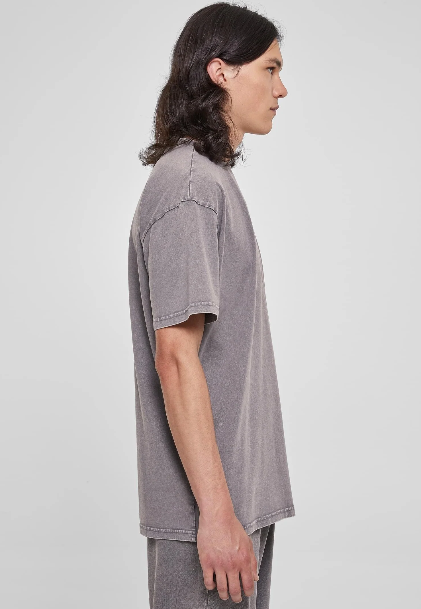 Urban Classics - Heavy Oversized Acid Wash Asphalt - T-Shirt - Image 4