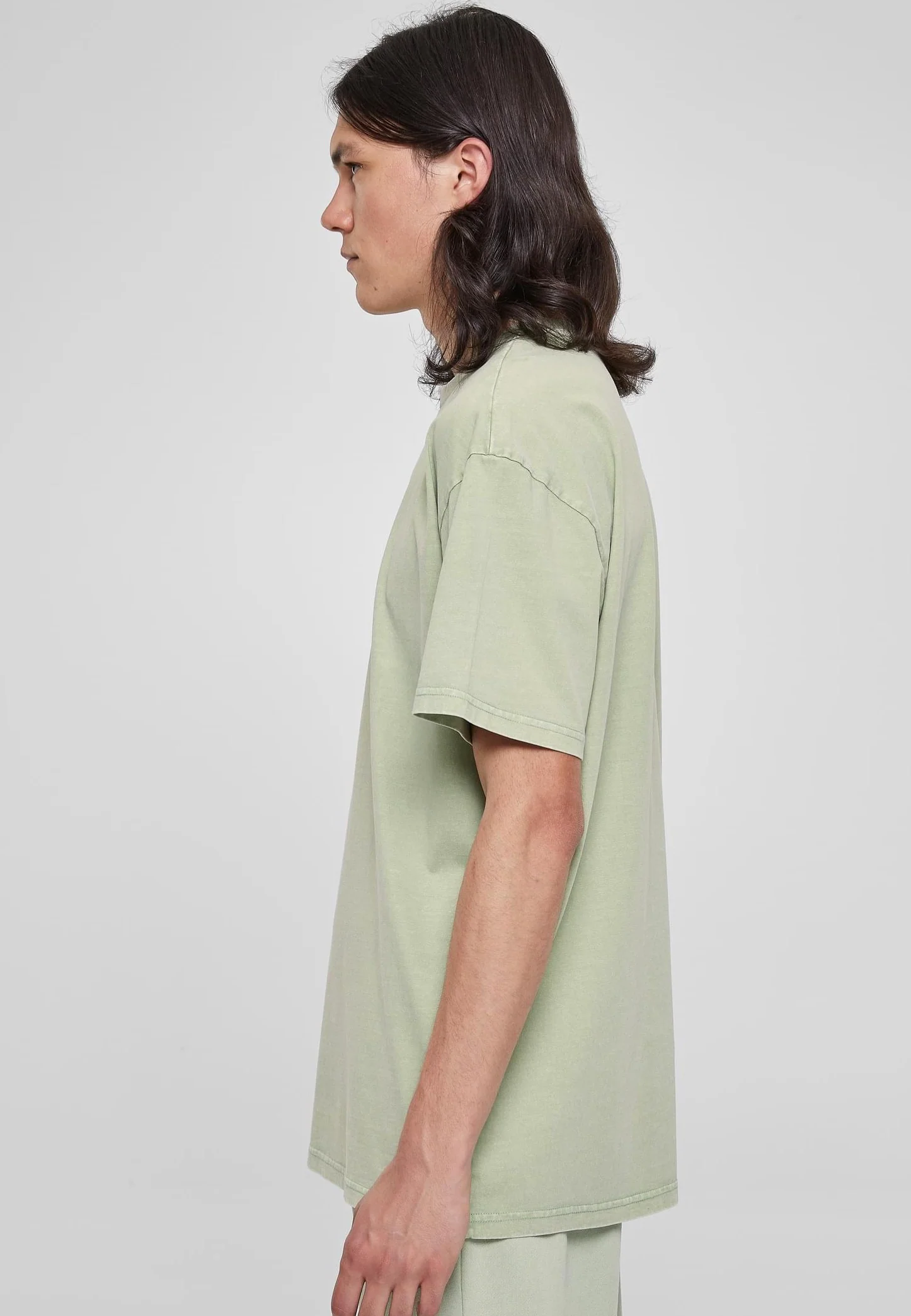 Urban Classics - Heavy Oversized Acid Wash Vintagegreen - T-Shirt - Image 3