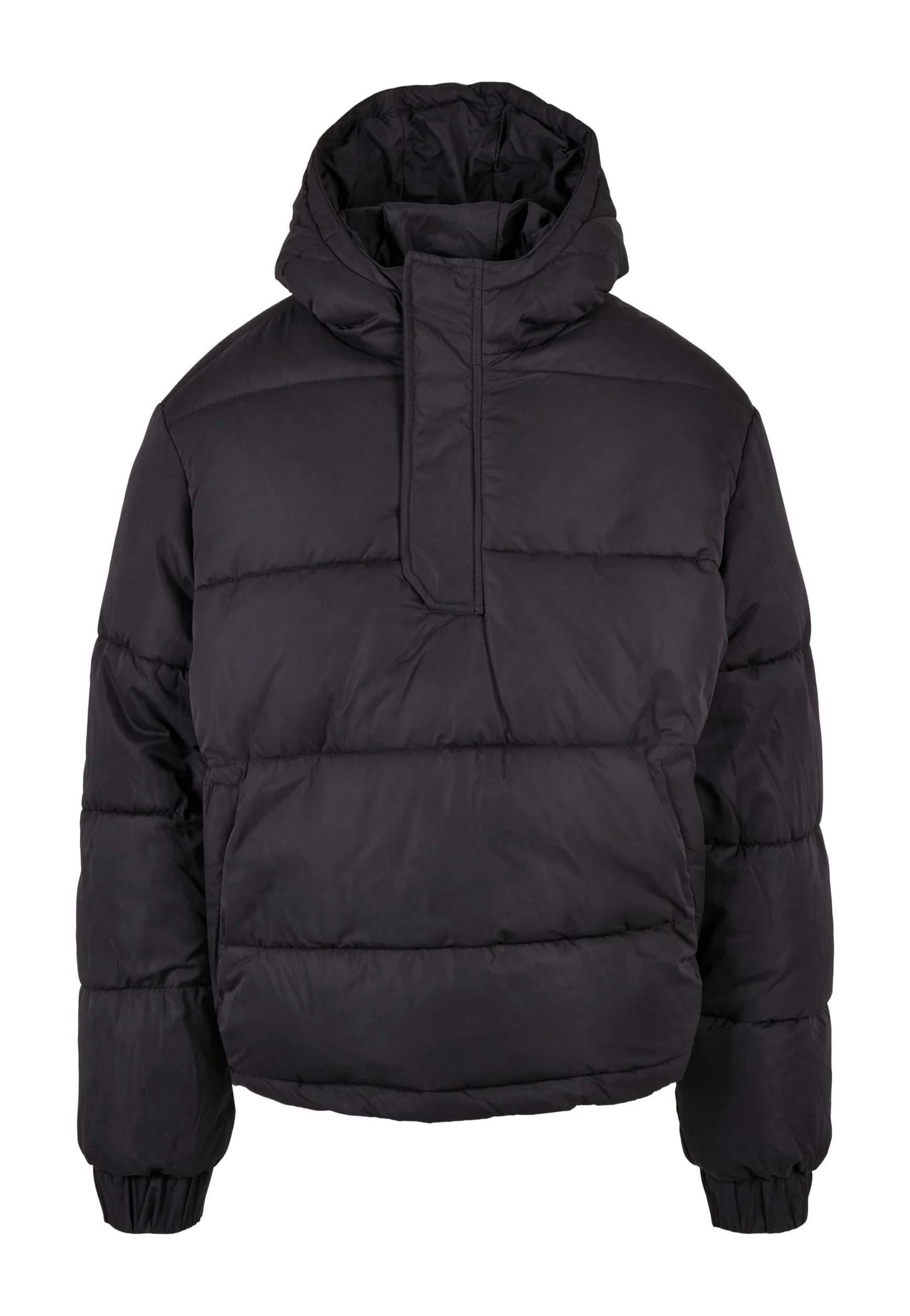 Urban Classics - Hooded Cropped Pull Over Down Black - Jacket - Image 8