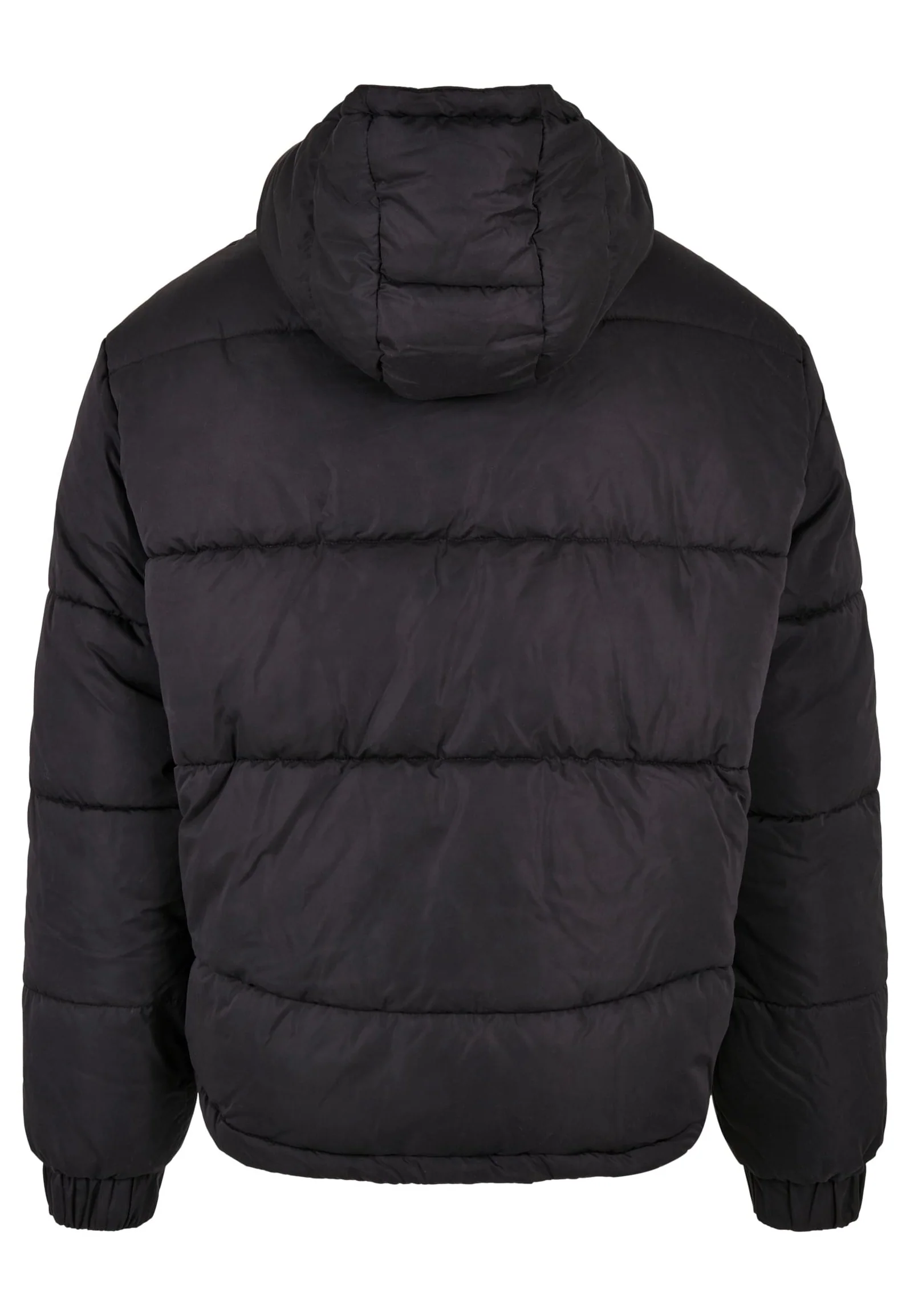 Urban Classics - Hooded Cropped Pull Over Down Black - Jacket - Image 9