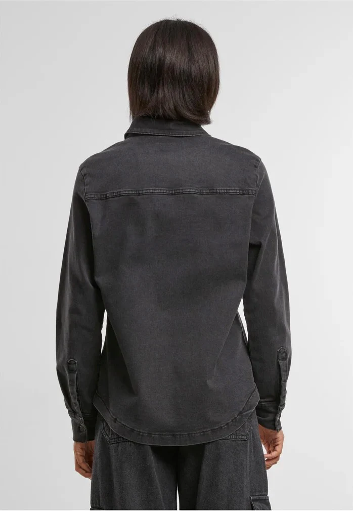 Urban Classics - Ladies Denim Black Washed - Shirt - Image 3