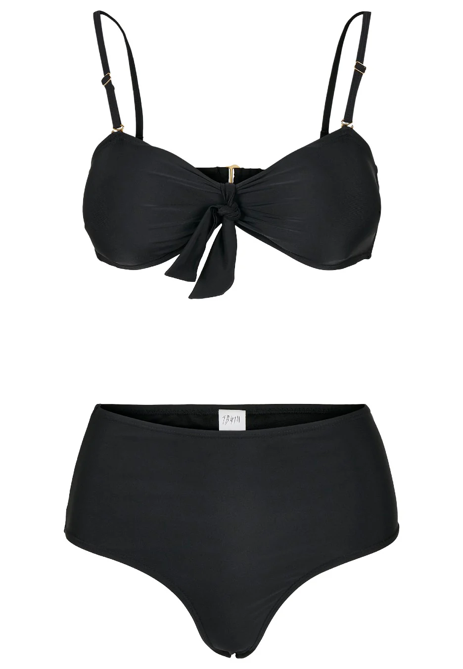 Urban Classics - Ladies High Waist Balcony Black - Bikini - Image 4