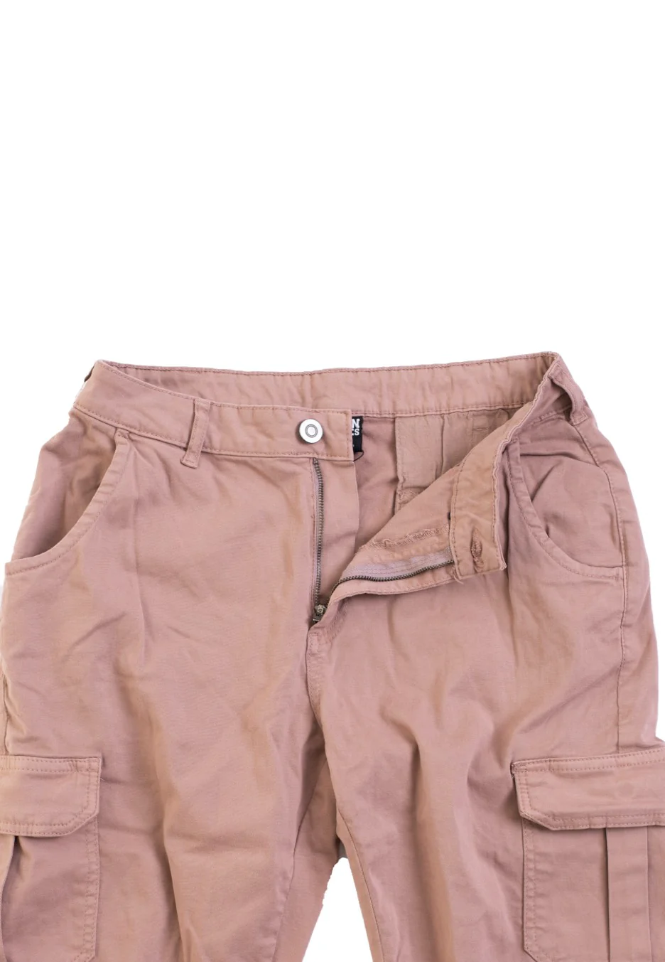 Urban Classics - Ladies High Waist Cargo Duskrose - Pants - Image 8