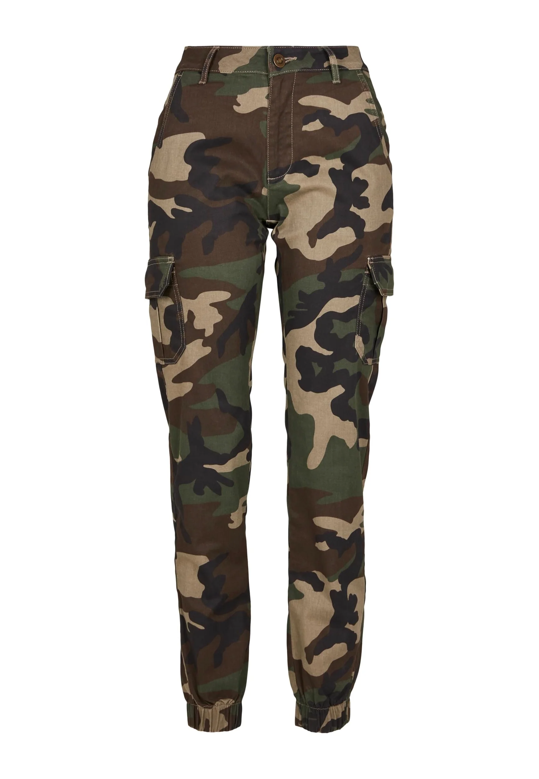 Urban Classics - Ladies High Waist Cargo Woodcamo - Pants - Image 11
