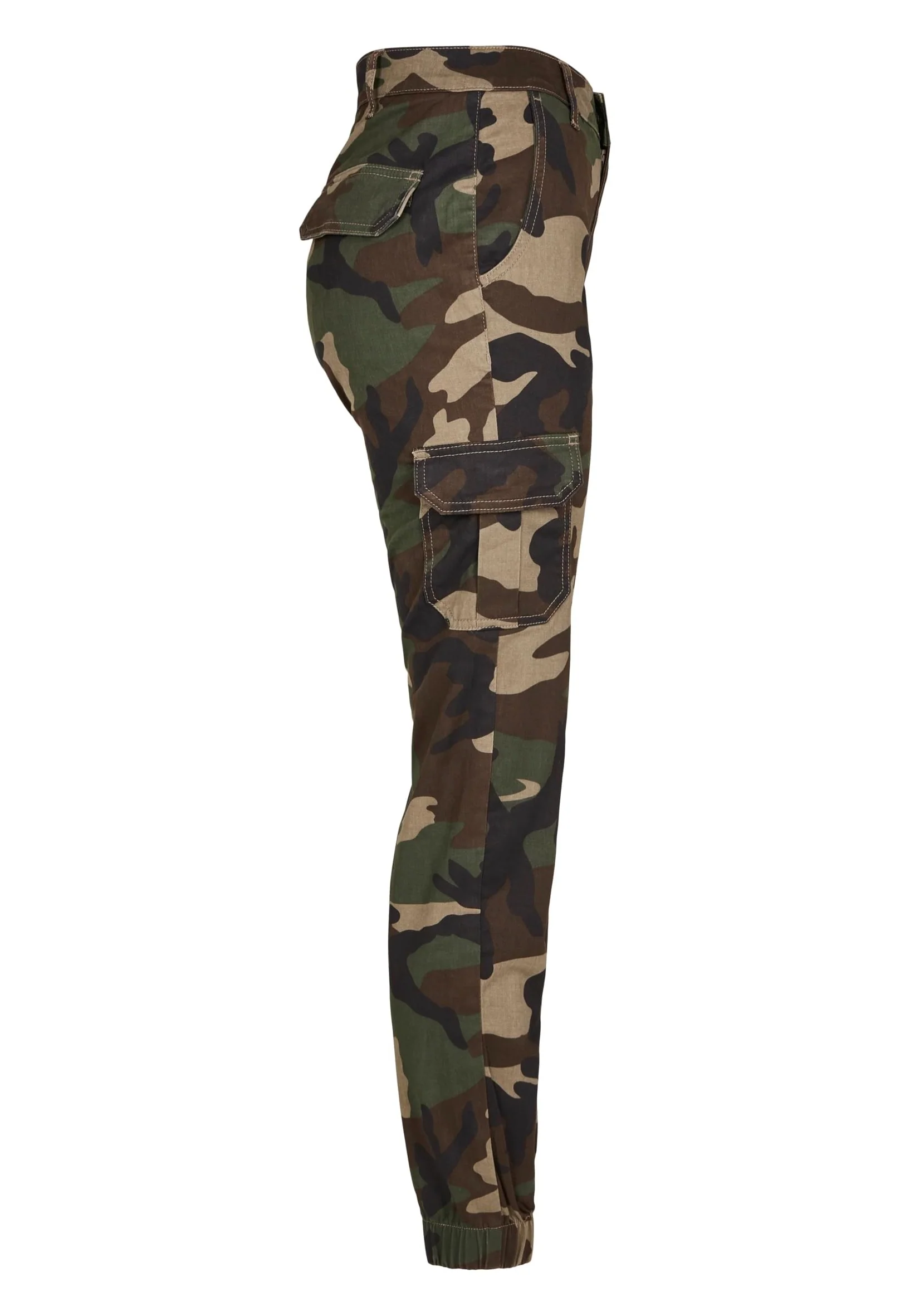 Urban Classics - Ladies High Waist Cargo Woodcamo - Pants - Image 7