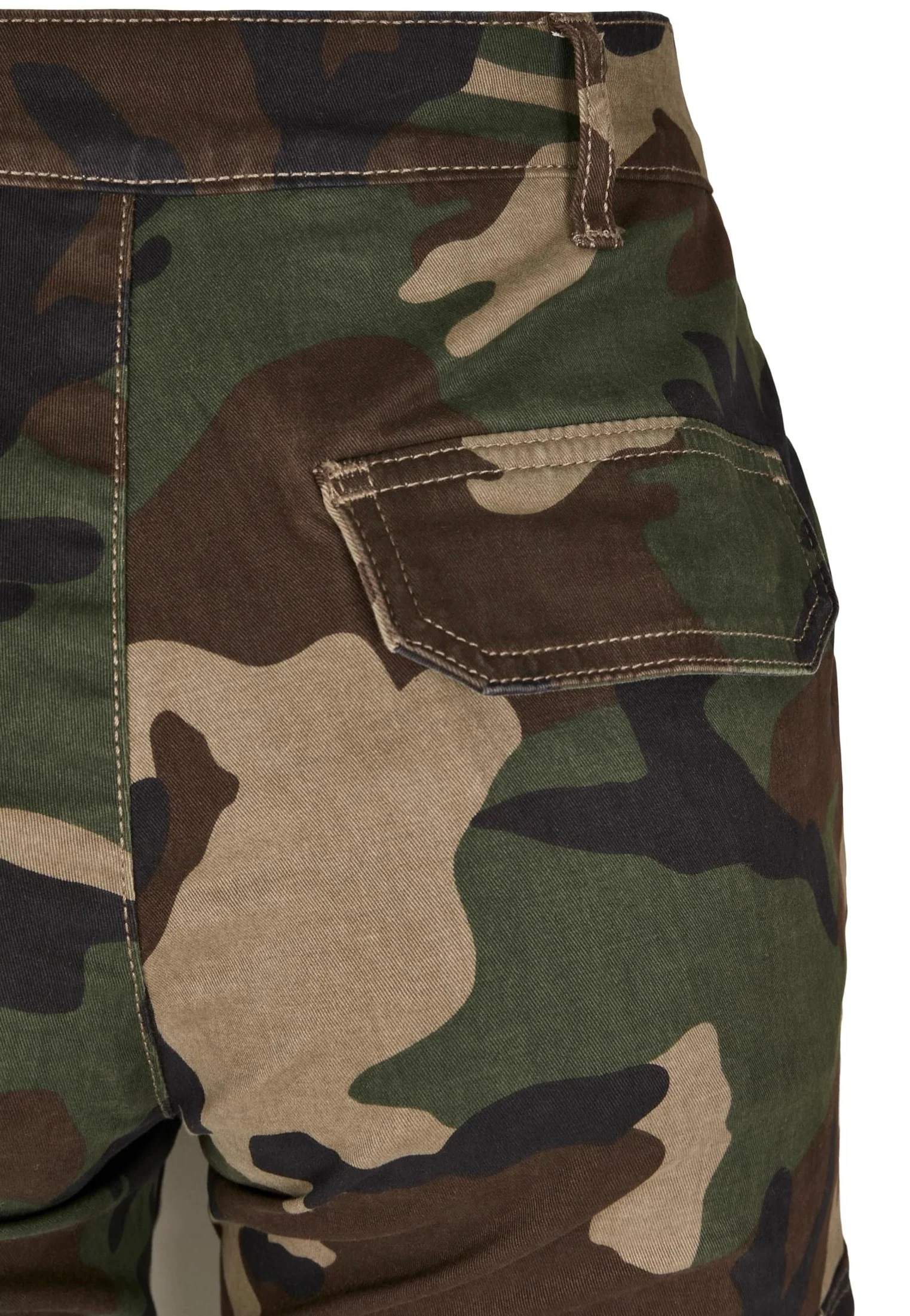 Urban Classics - Ladies High Waist Cargo Woodcamo - Pants - Image 9