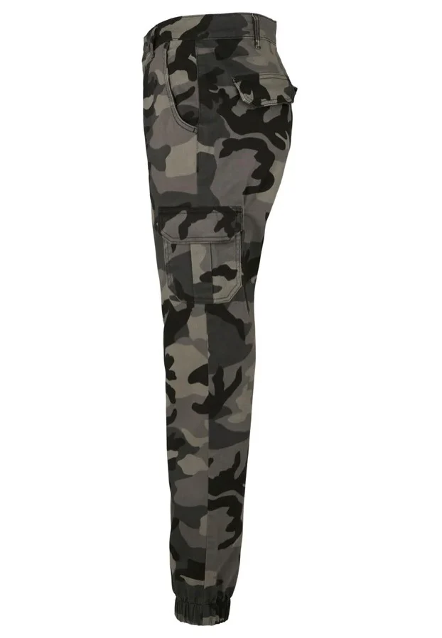 Urban Classics - Ladies High Waist Darkcamo/Black - Pants - Image 7