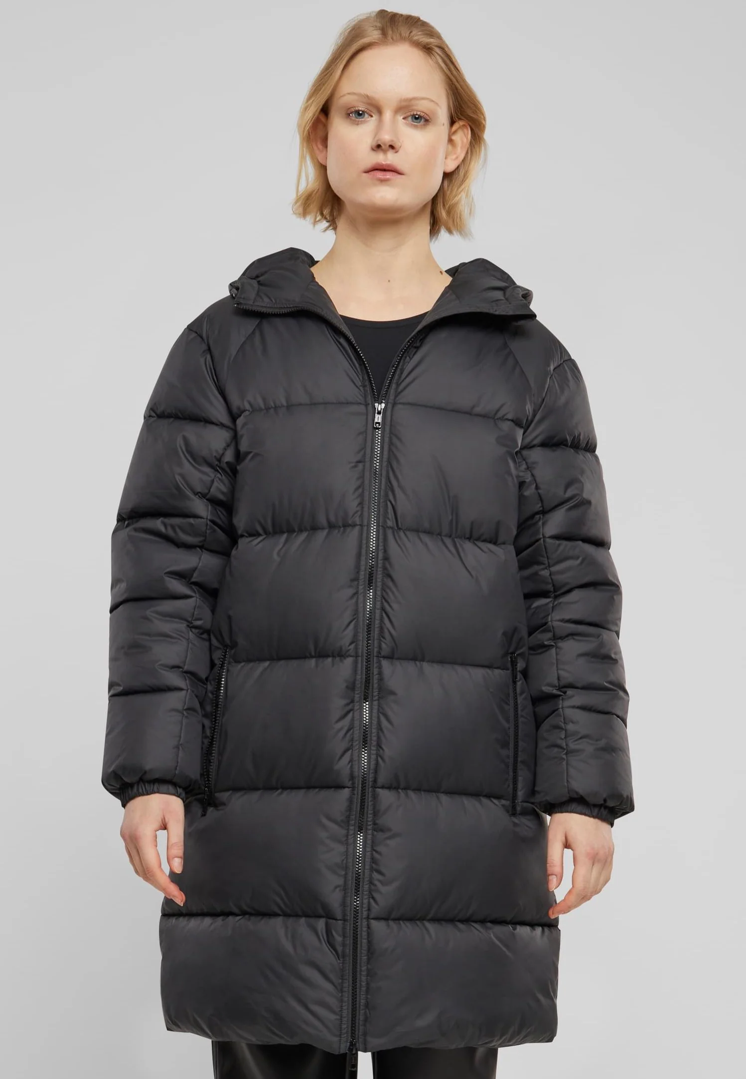 Urban Classics - Ladies Long Puffer Black - Jacket - Image 2