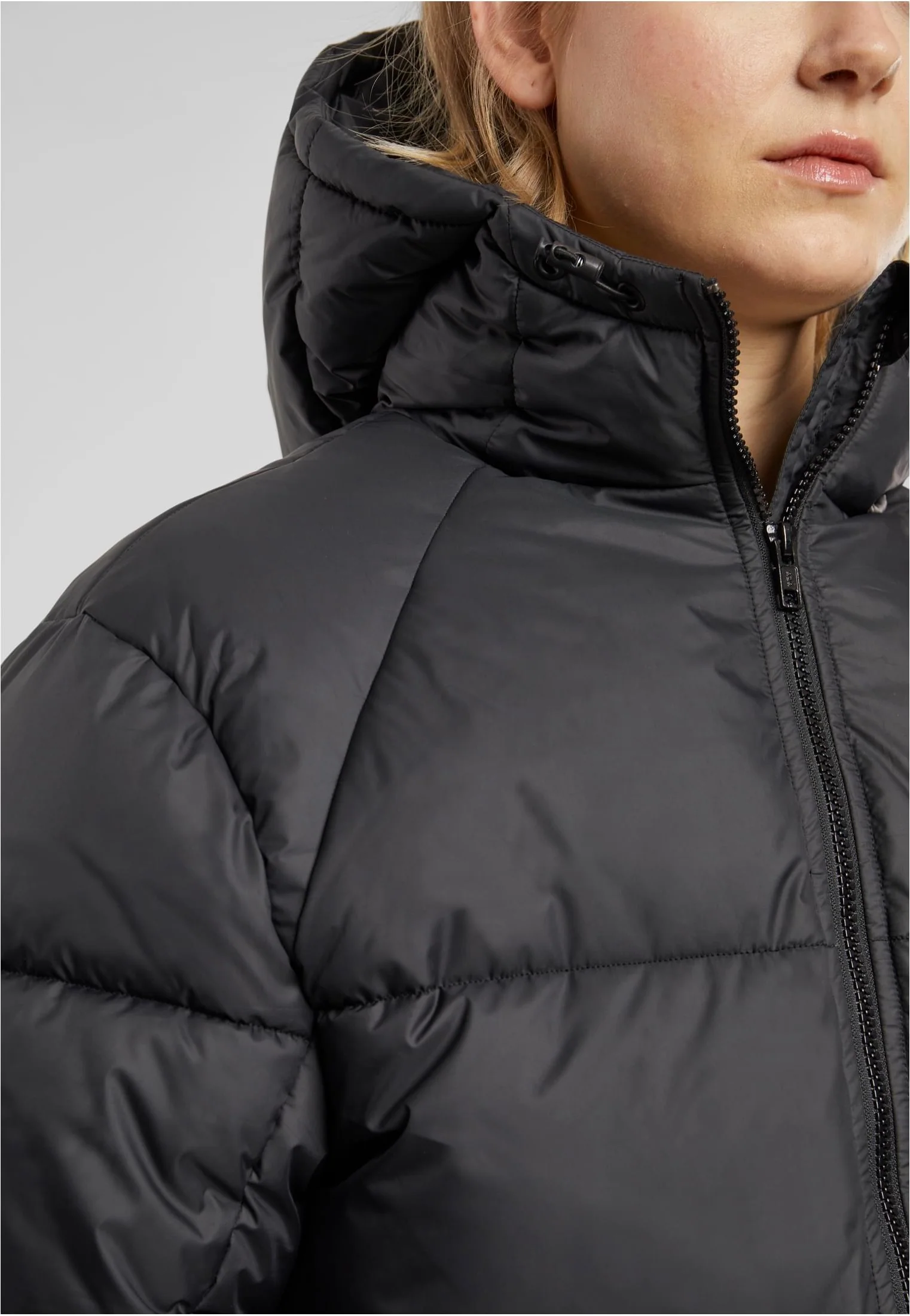 Urban Classics - Ladies Long Puffer Black - Jacket - Image 6