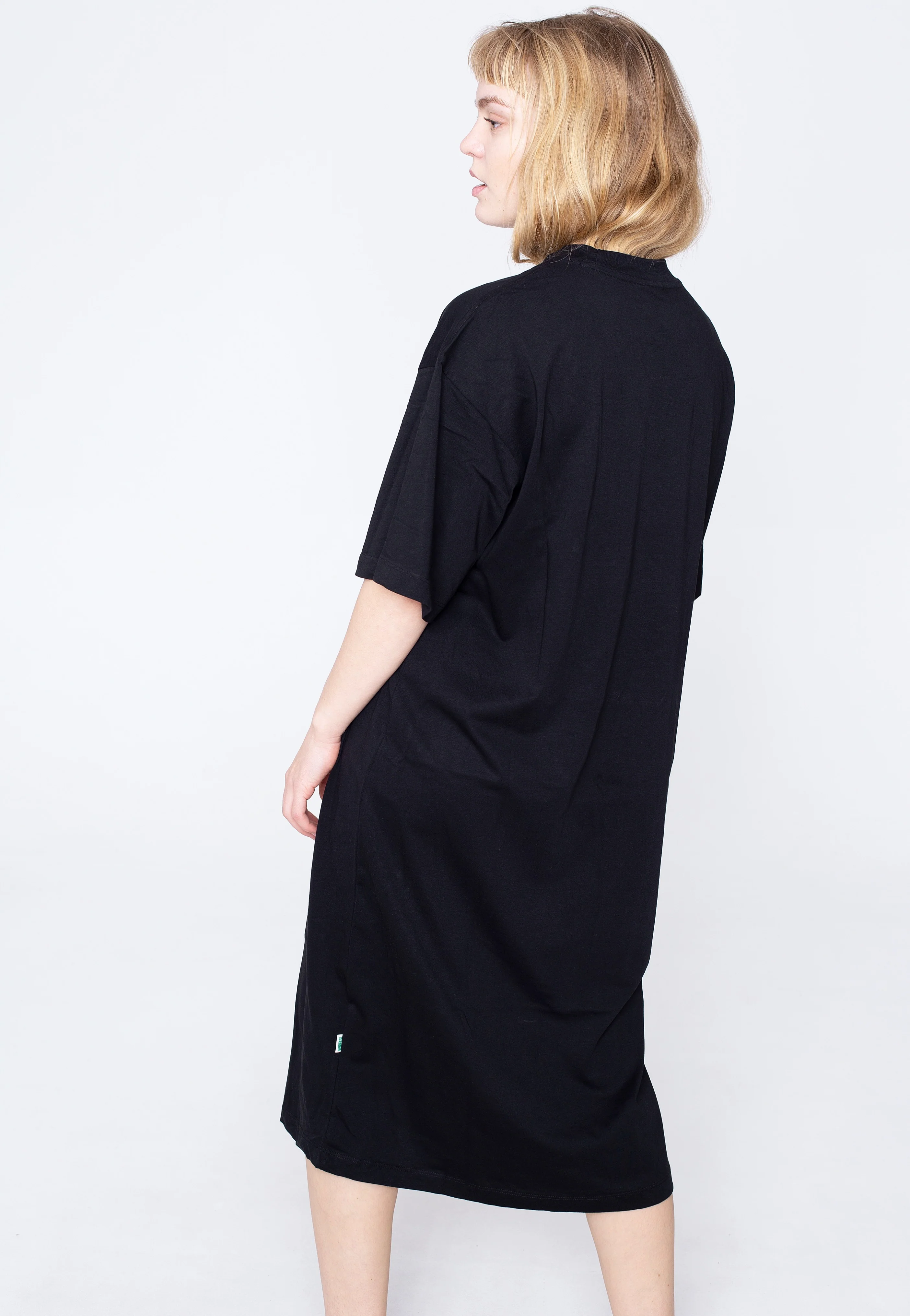 Urban Classics - Ladies Organic Long Oversized Black - Dress - Image 2