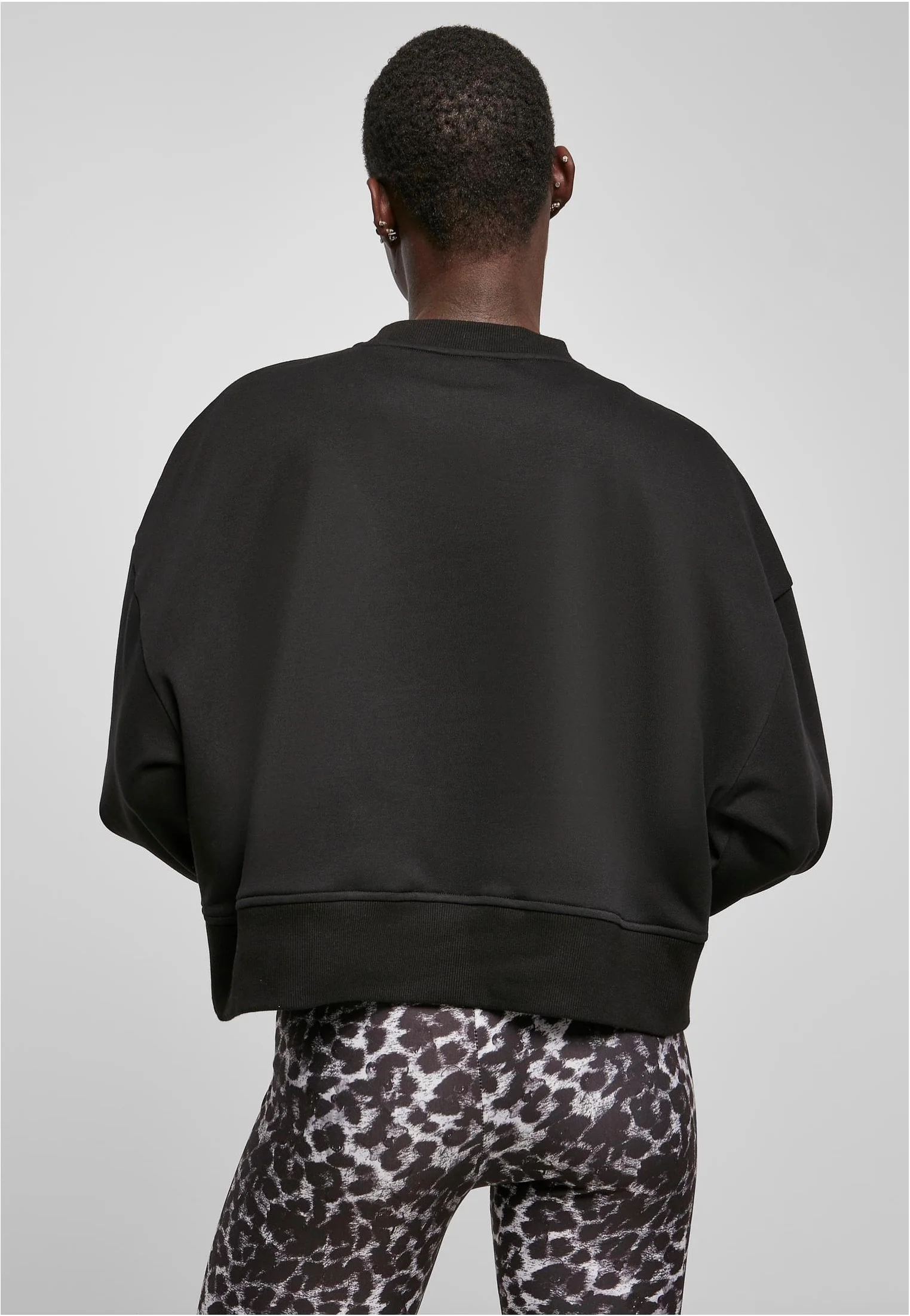 Urban Classics - Ladies Oversized Terry Black - Sweater - Image 3