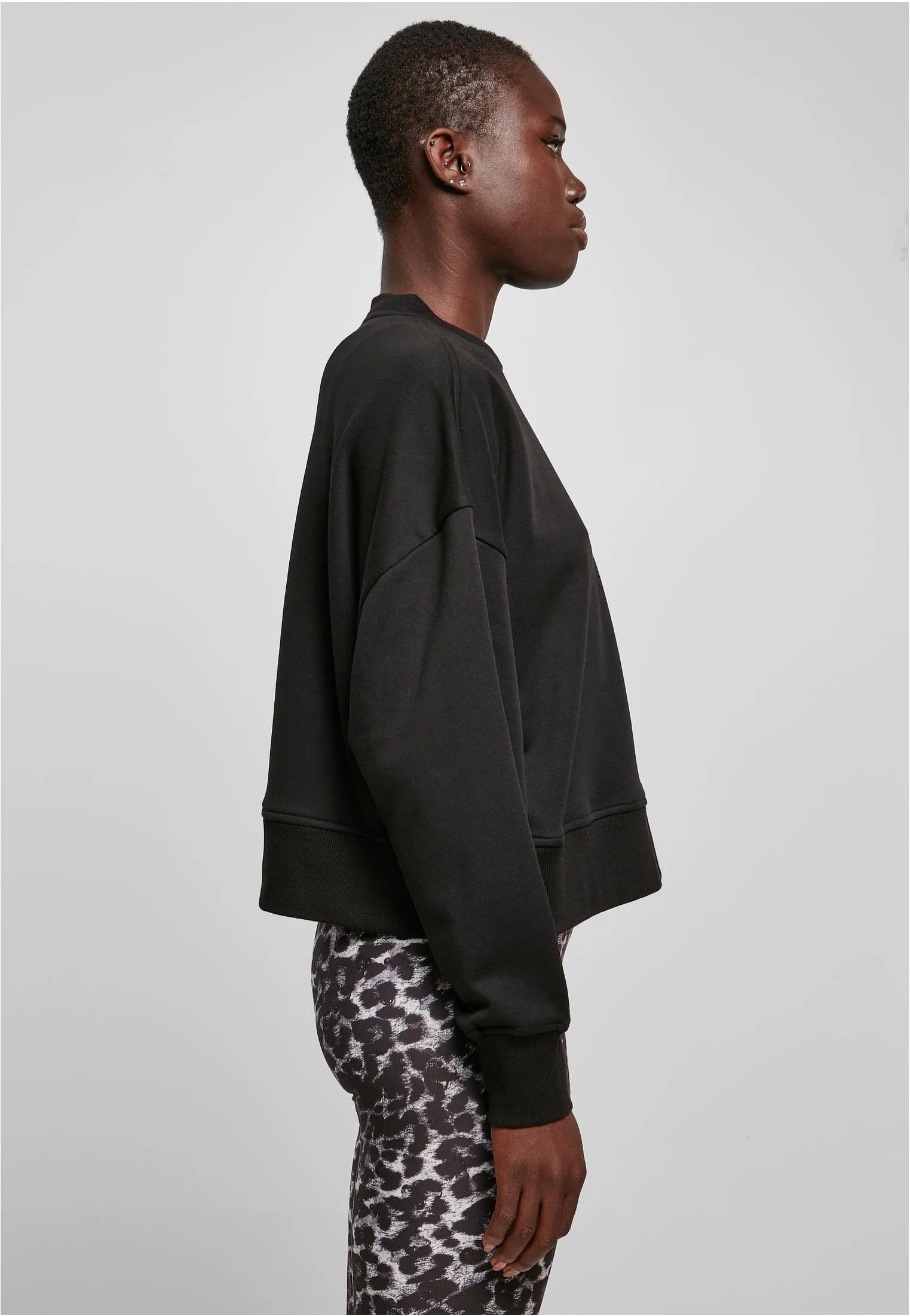 Urban Classics - Ladies Oversized Terry Black - Sweater - Image 6