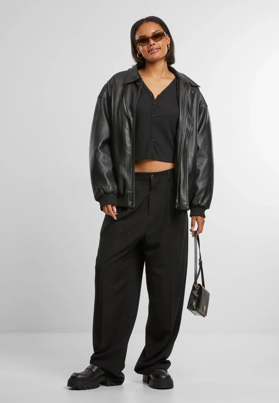 Urban Classics - Ladies Rib Black - Cardigan - Image 2