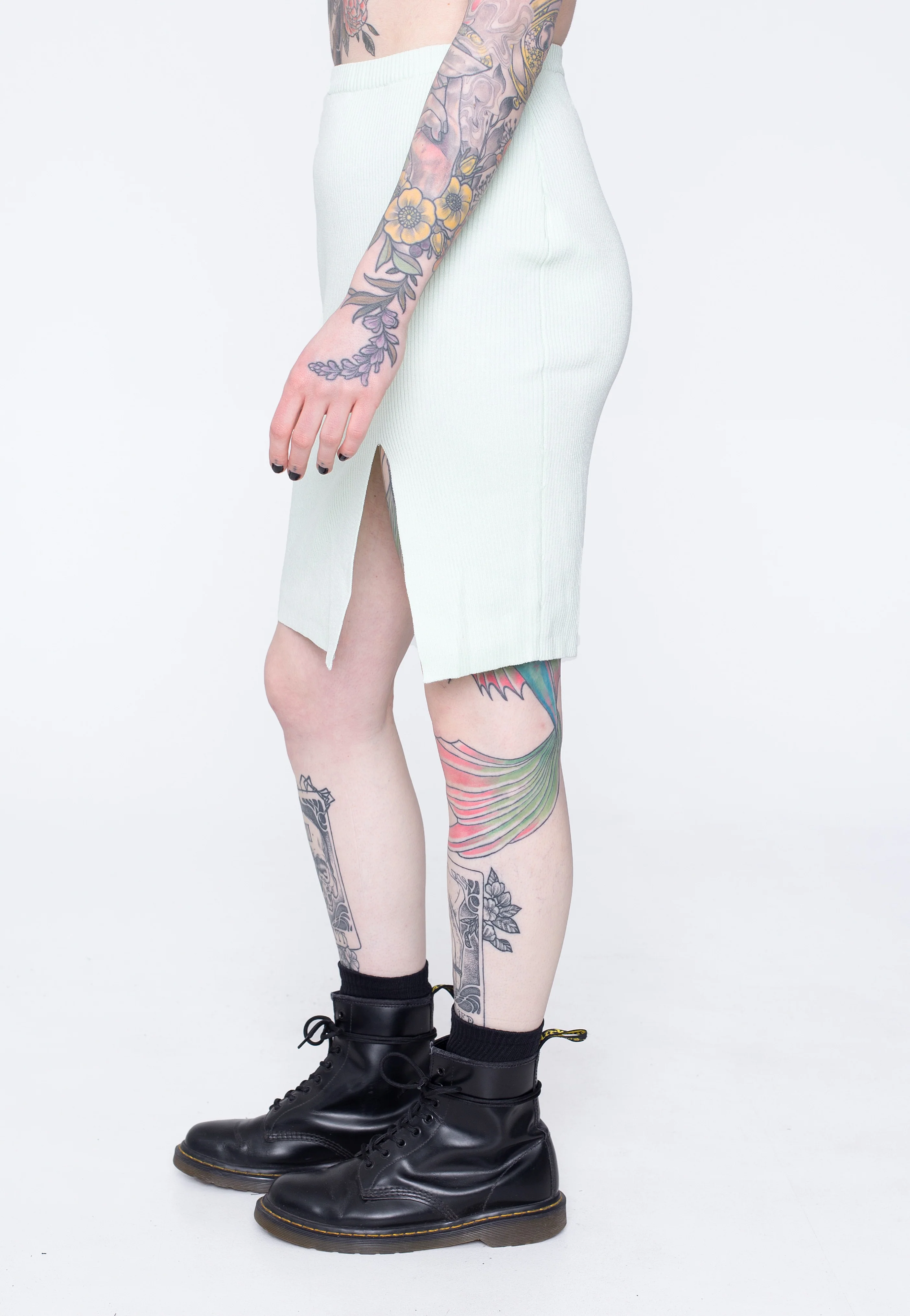 Urban Classics - Ladies Rib Knit Lightmint - Skirt - Image 2