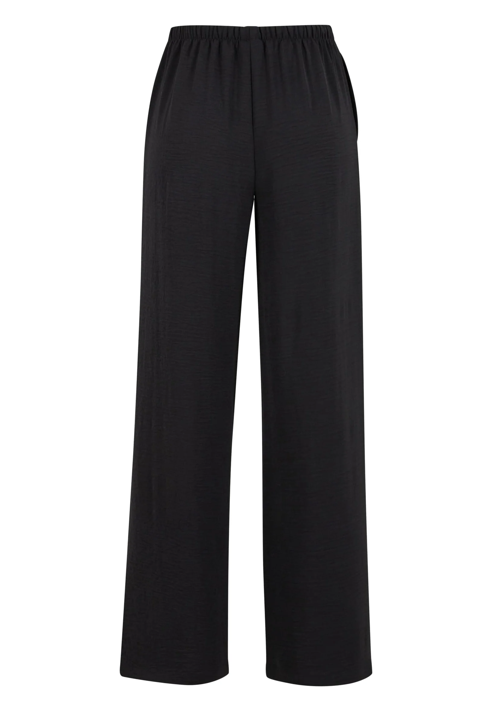 Urban Classics - Ladies Structured Wideleg Black - Pants - Image 7