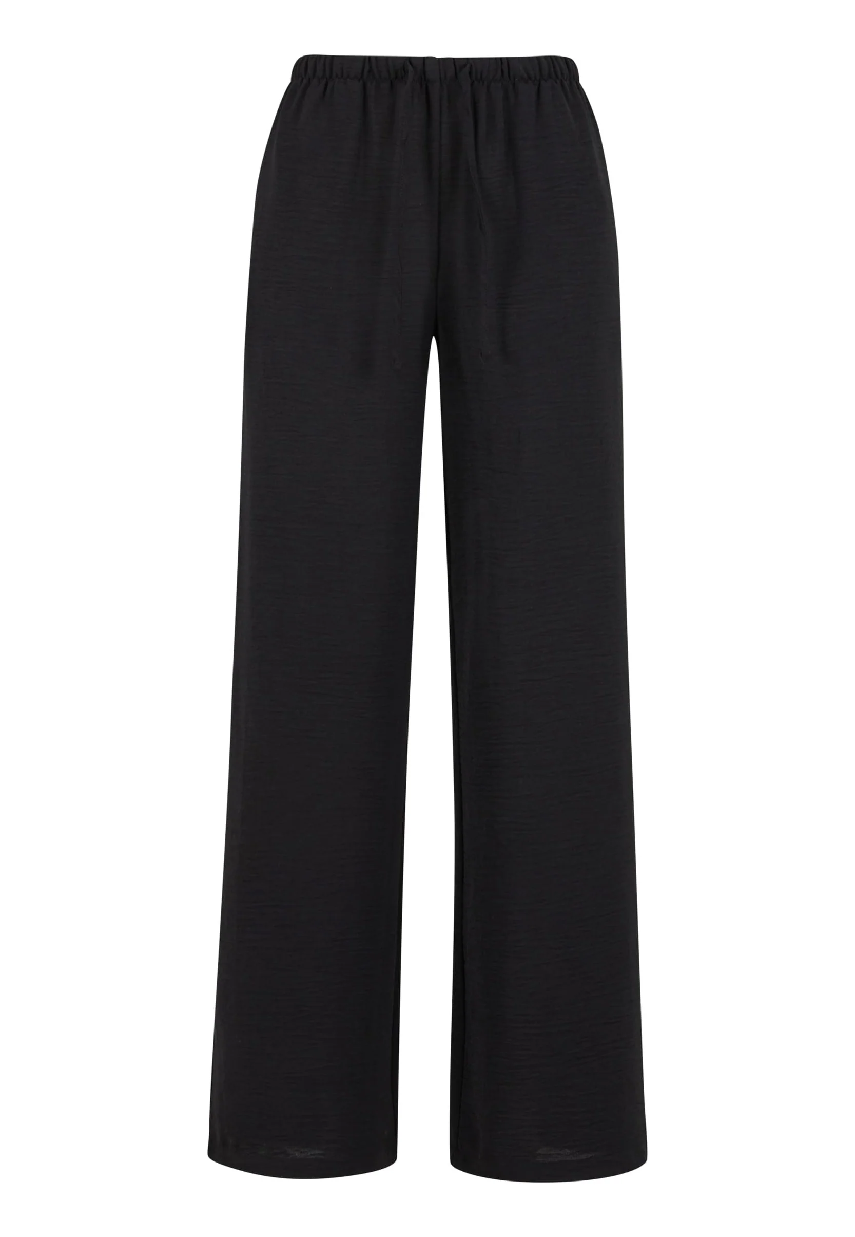 Urban Classics - Ladies Structured Wideleg Black - Pants - Image 8