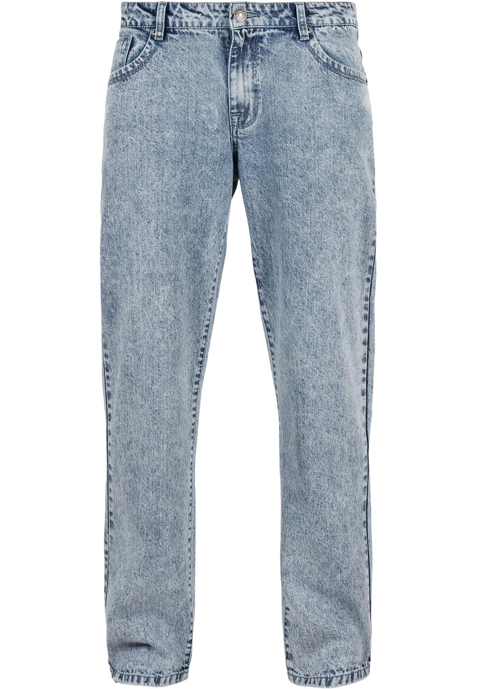 Urban Classics - Loose Fit Light Skyblue Acid Washed - Jeans - Image 6