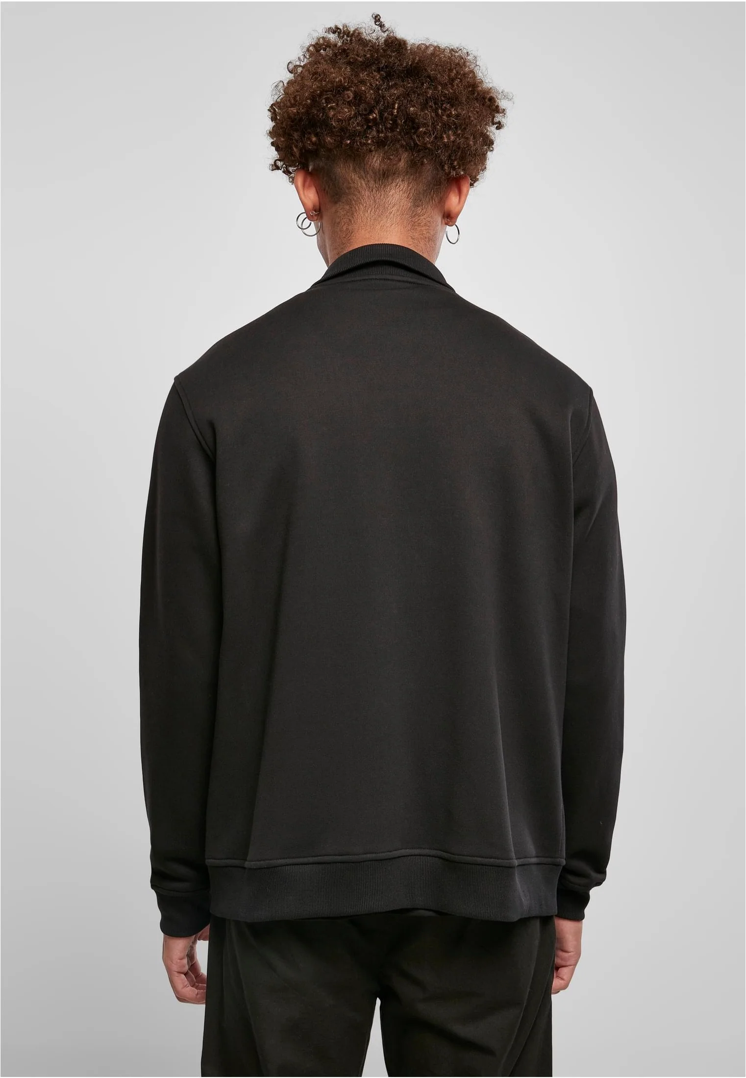 Urban Classics - M65 Sweat Bomber Black - Jacket - Image 6