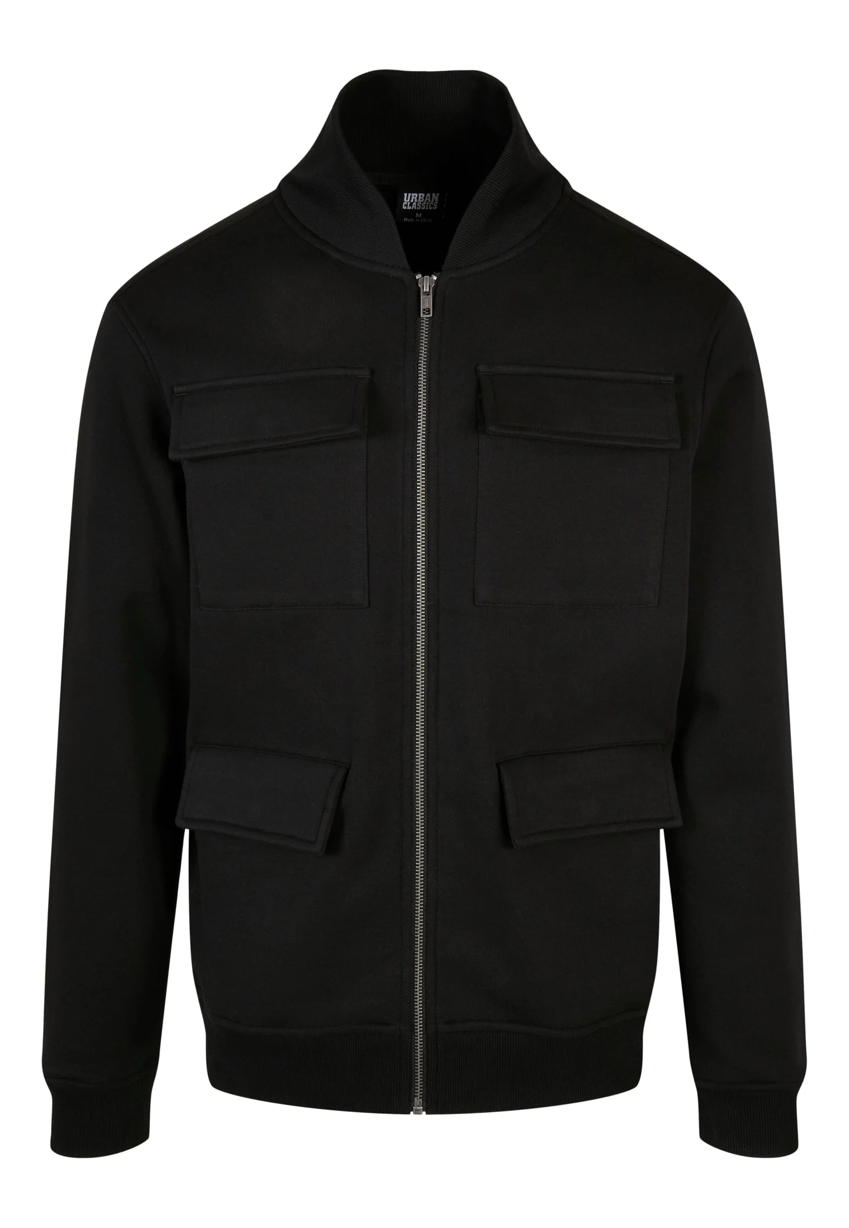 Urban Classics - M65 Sweat Bomber Black - Jacket - Image 7