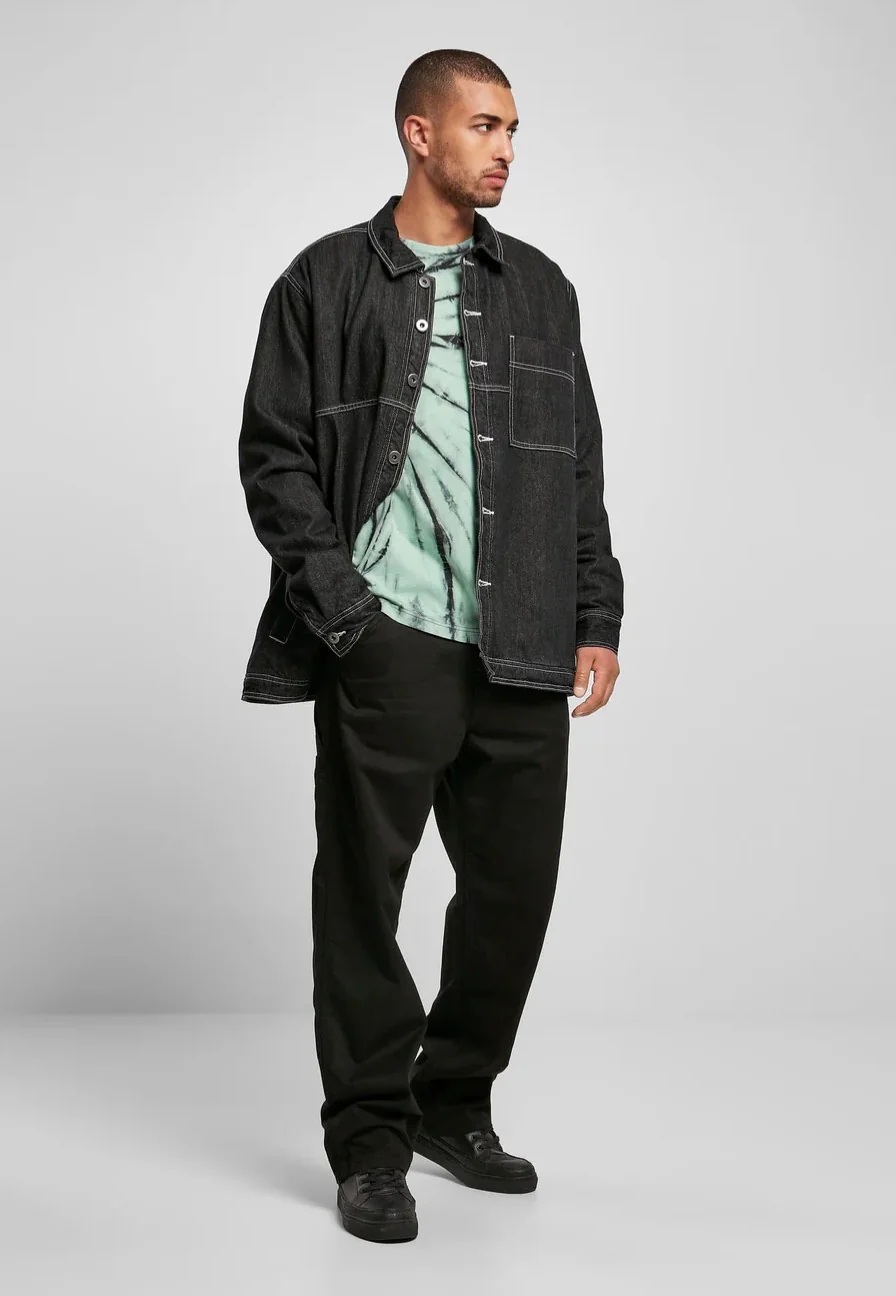 Urban Classics - Oversized Trucker Black Raw - Jacket - Image 2