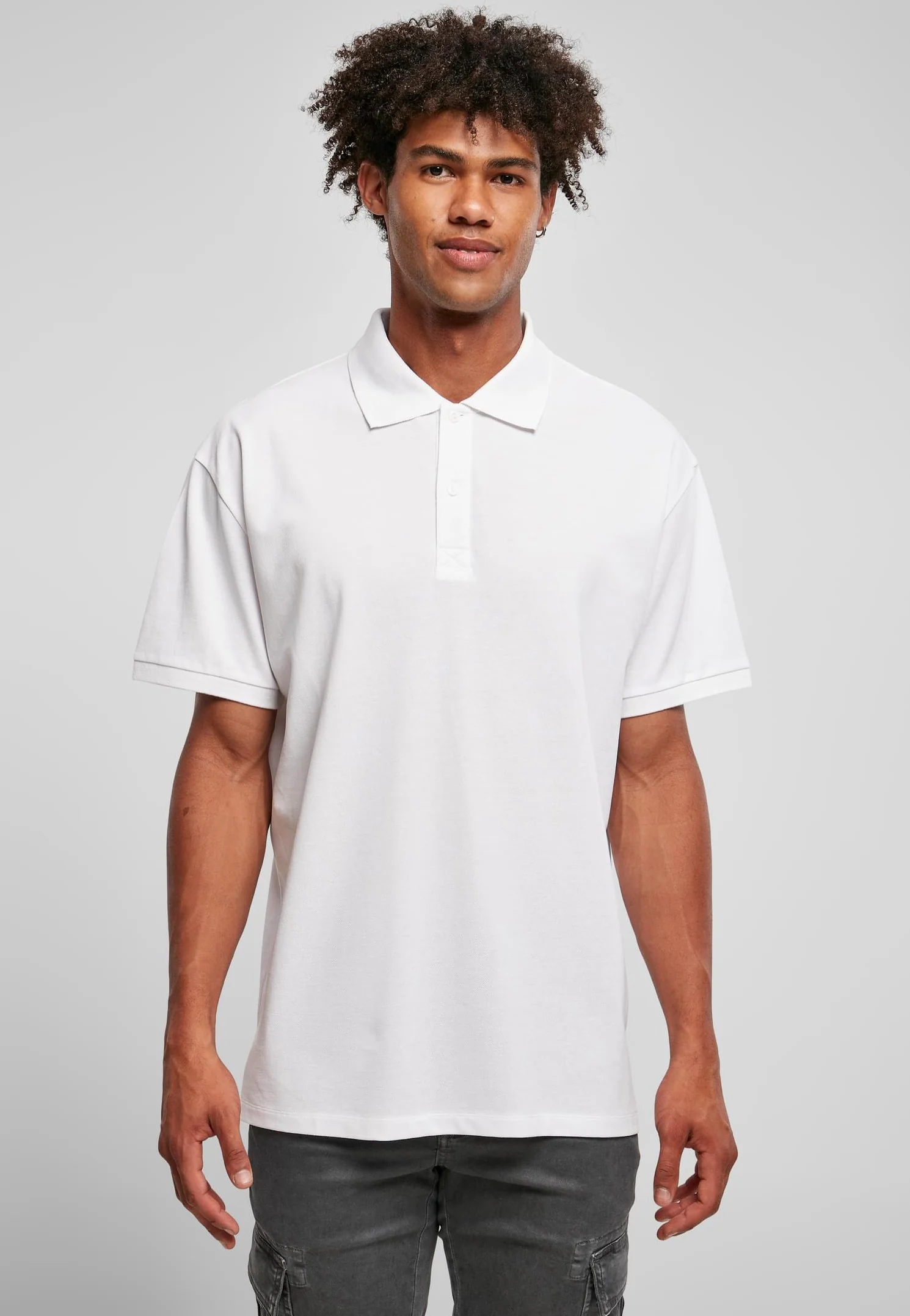 Urban Classics - Oversized White - Polo - Image 2