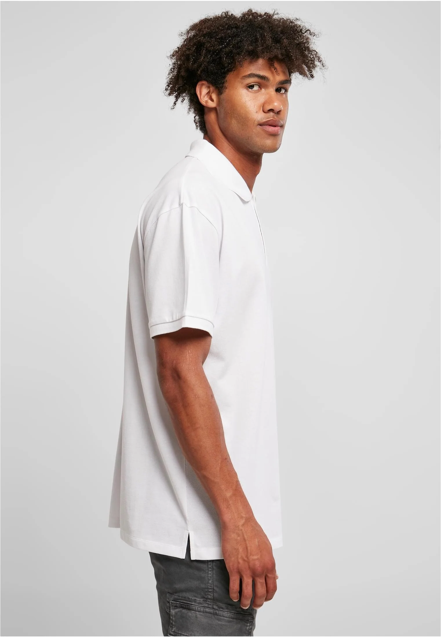 Urban Classics - Oversized White - Polo - Image 3