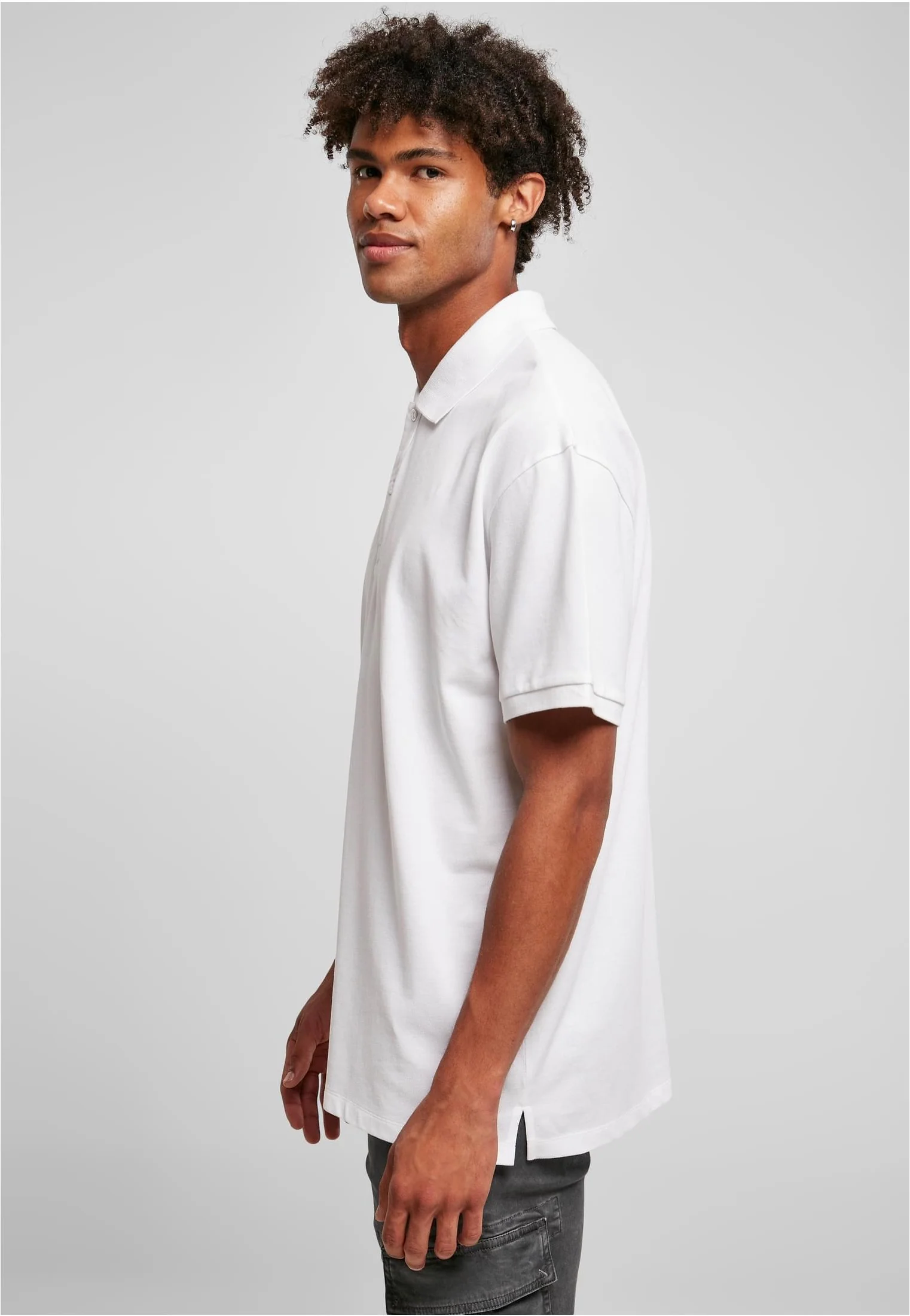 Urban Classics - Oversized White - Polo - Image 4