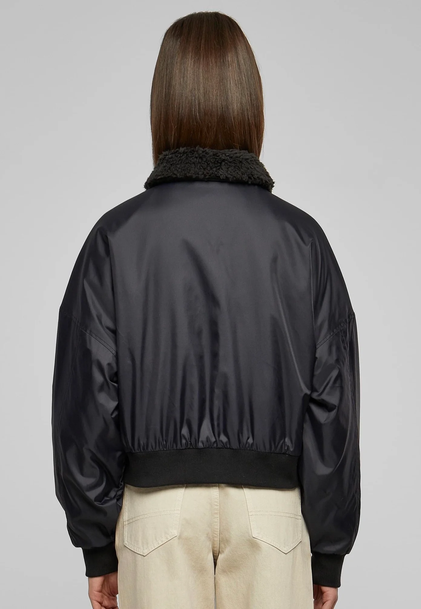 Urban Classics - Pilot Bomber Black - Jacket - Image 4