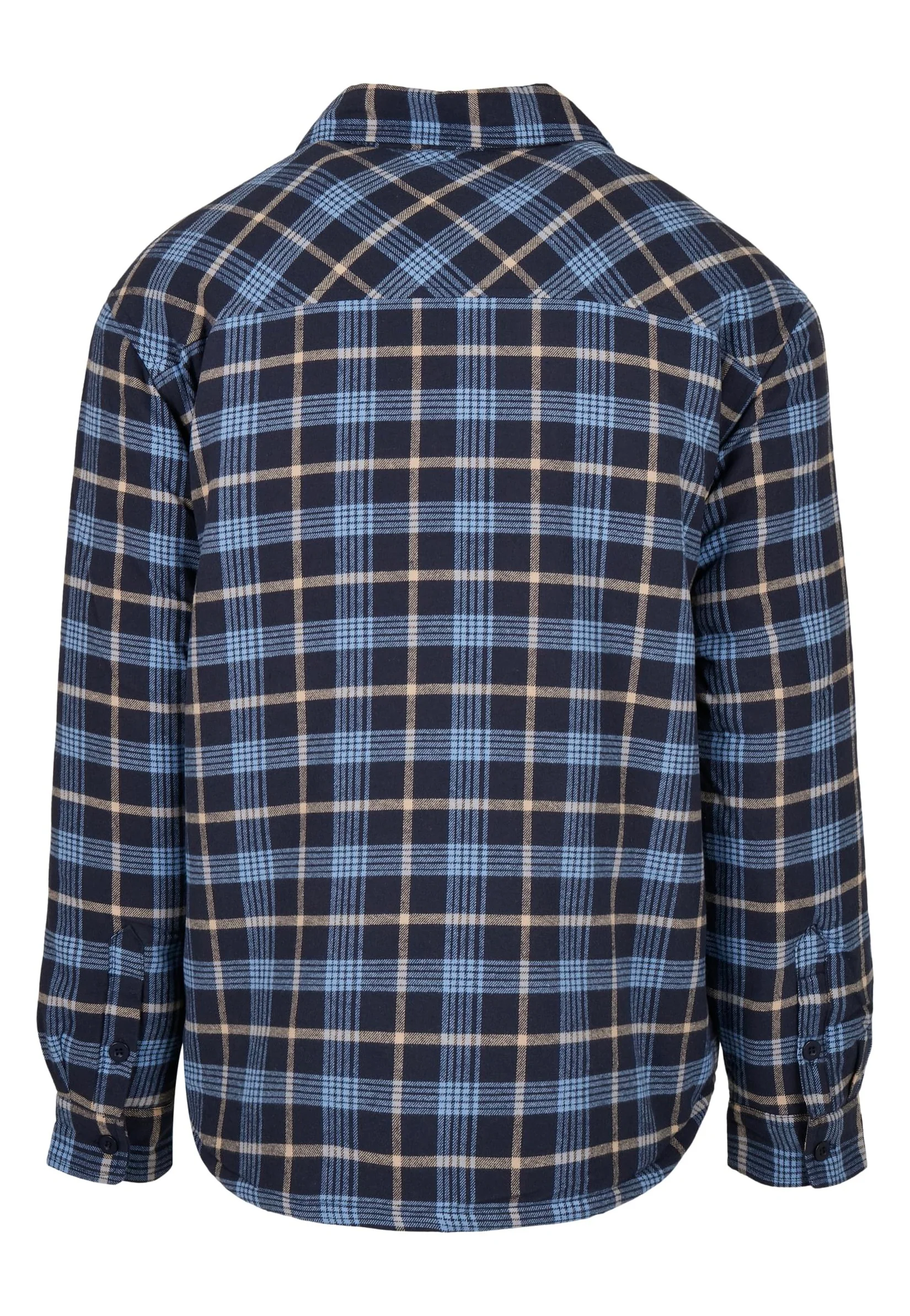 Urban Classics - Plaid Quilted Lightblue/Darkblue - Jacket - Image 8