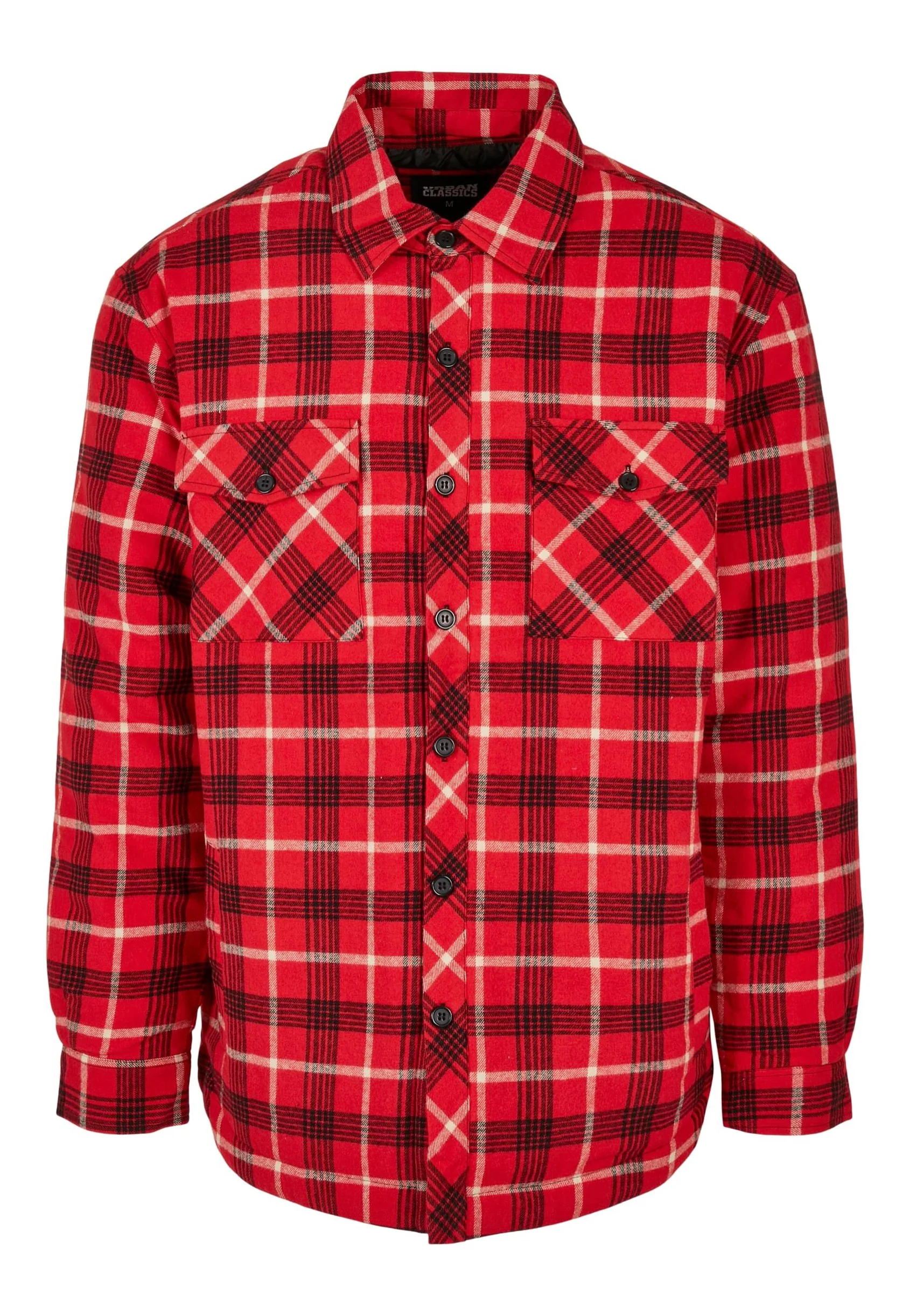 Urban Classics - Plaid Quilted Red/Black - Jacket - Image 7