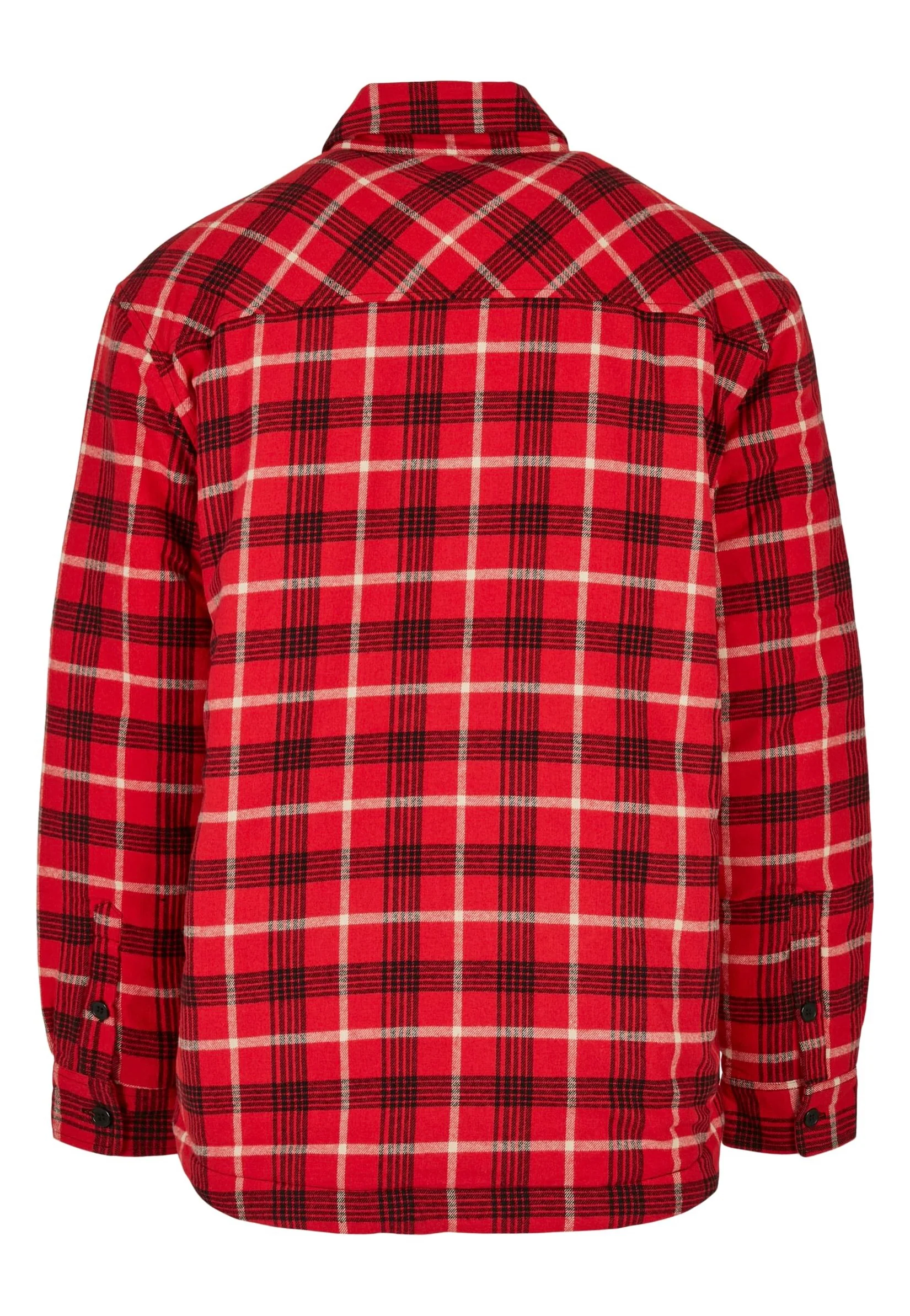Urban Classics - Plaid Quilted Red/Black - Jacket - Image 8