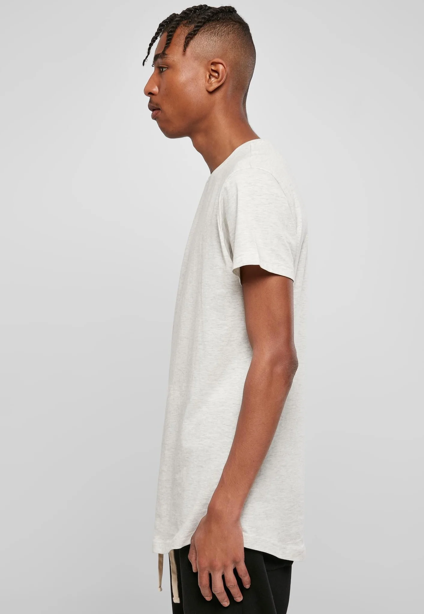 Urban Classics - Shaped Long Lightgrey - T-Shirt - Image 3